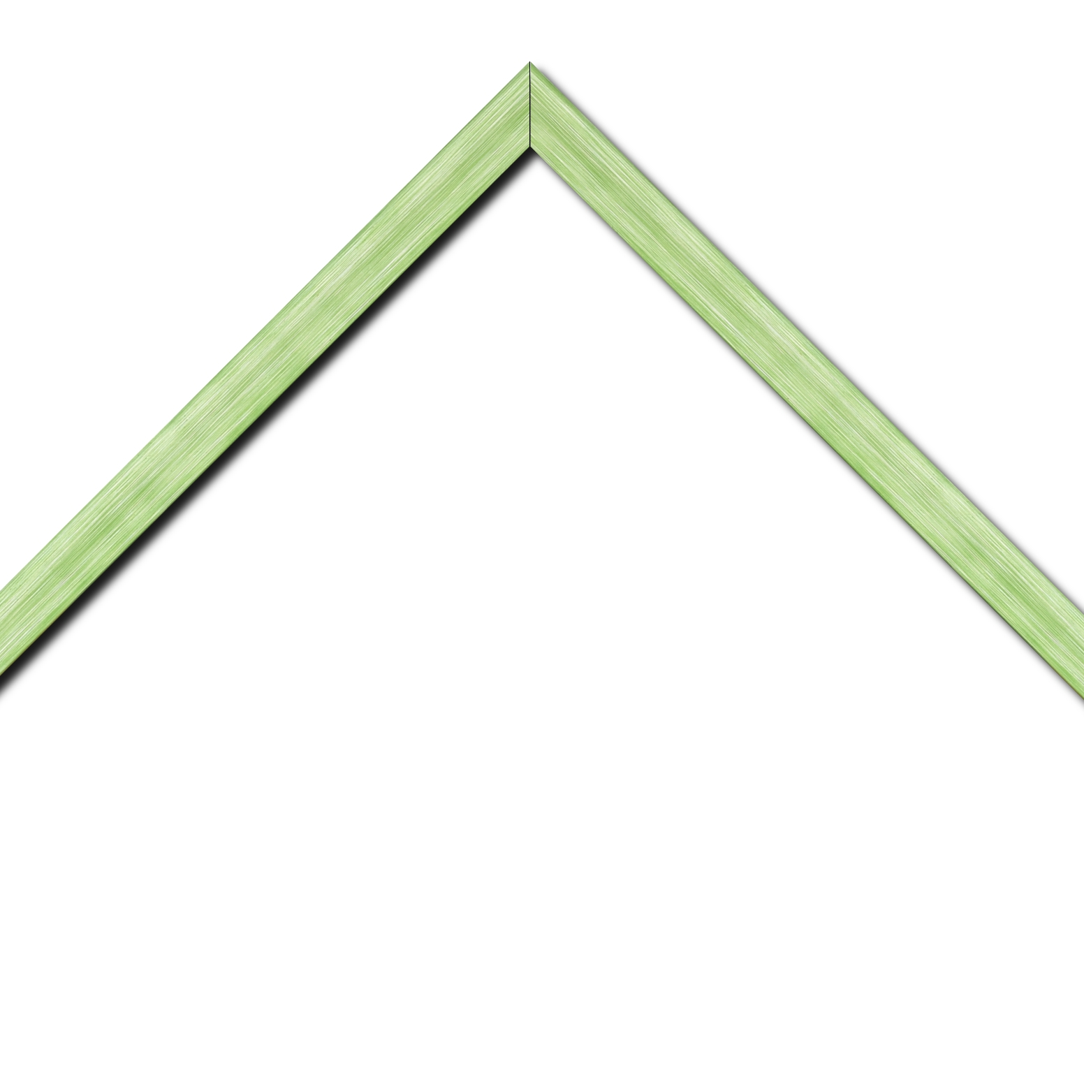 Cadre  bois vert — 41 x 33
