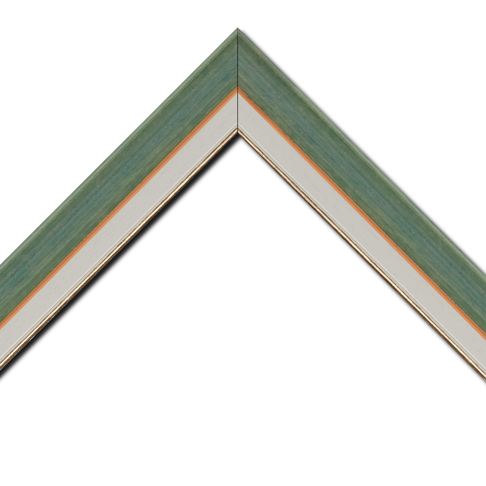 Cadre  pour peinture pour peinture bois vert — 100 x 65