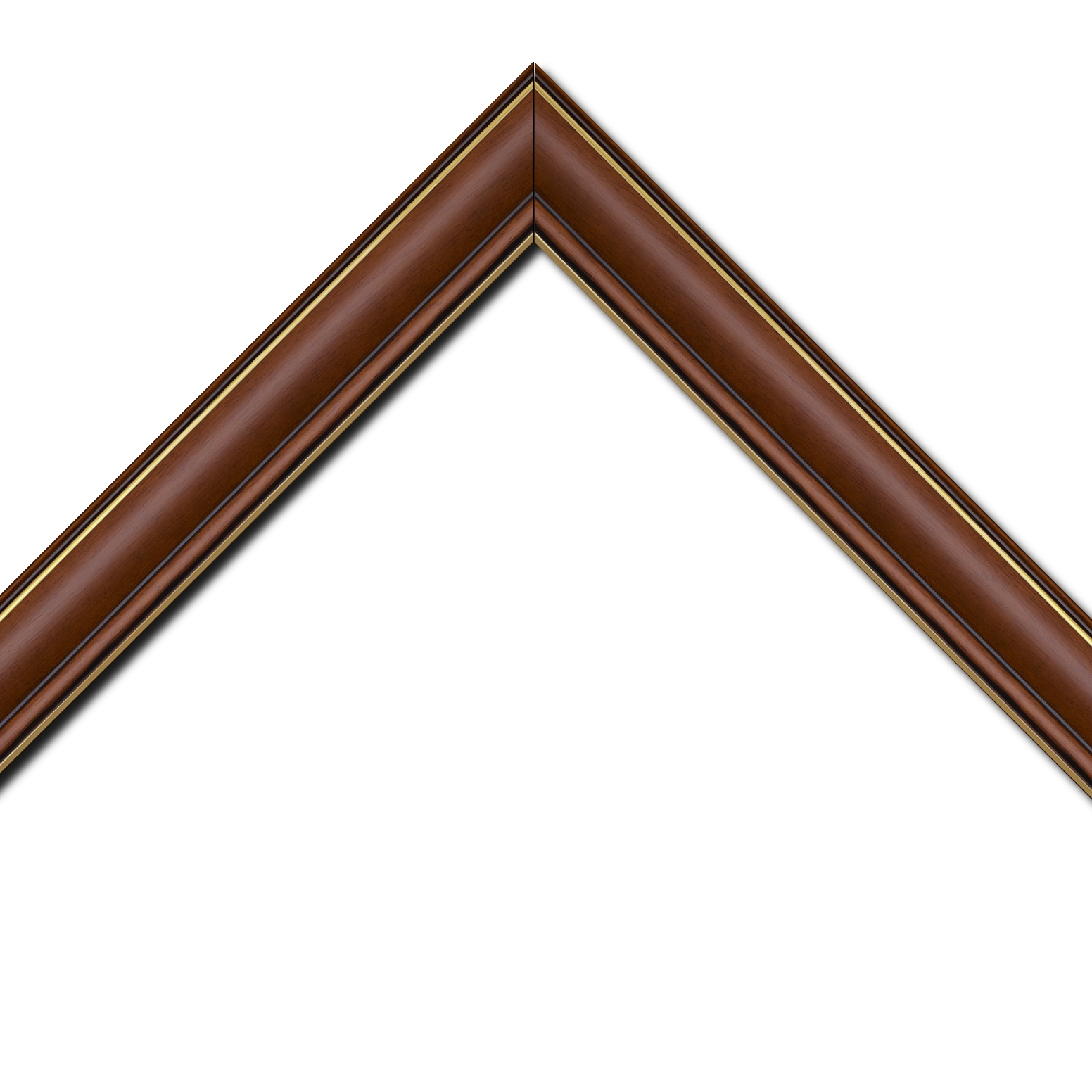 Cadre  bois marron tons bois — 70 x 100