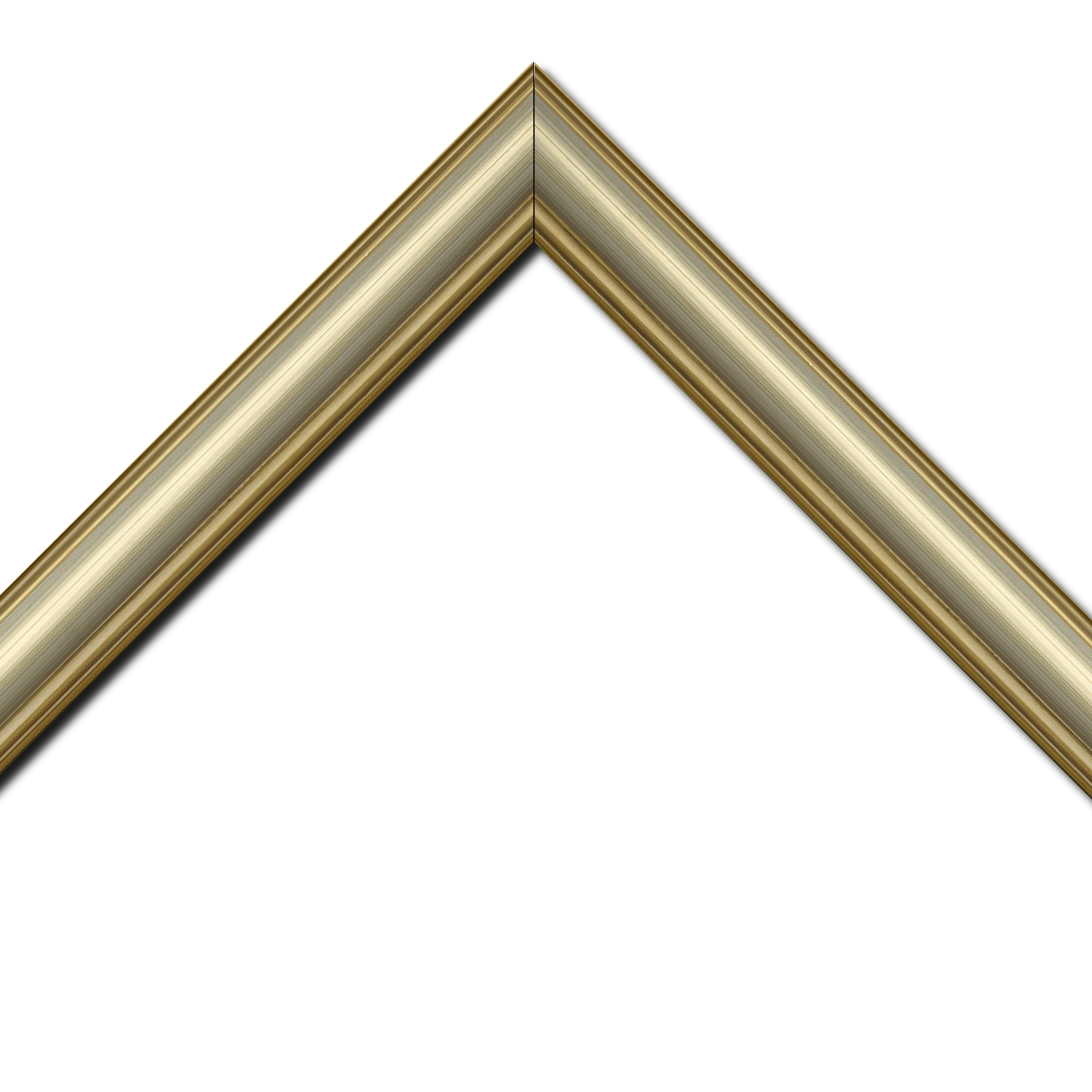Cadre  bois champagne or — 21 x 29.7