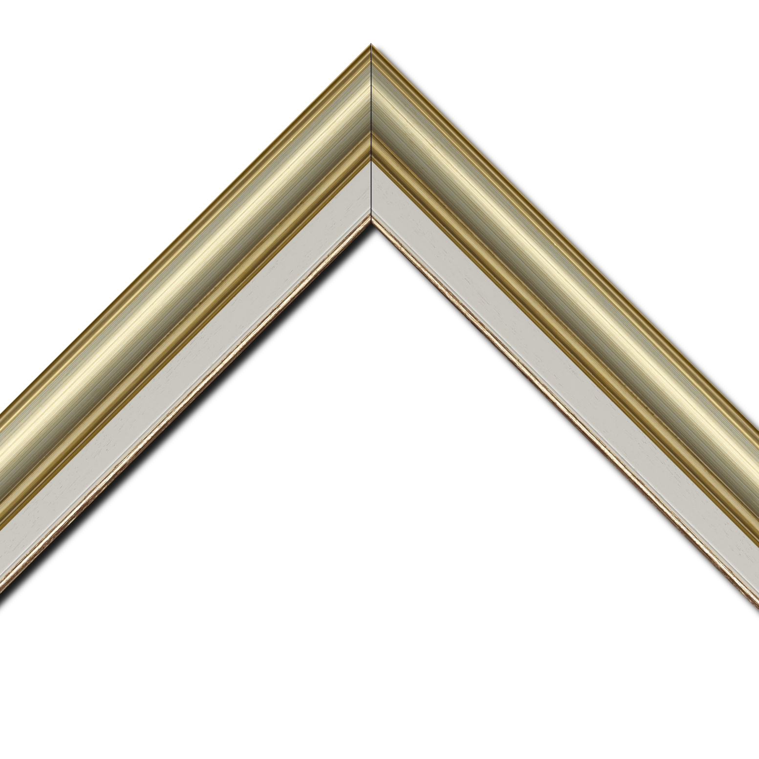 Cadre  pour peinture pour peinture bois or champagne — 50 x 65