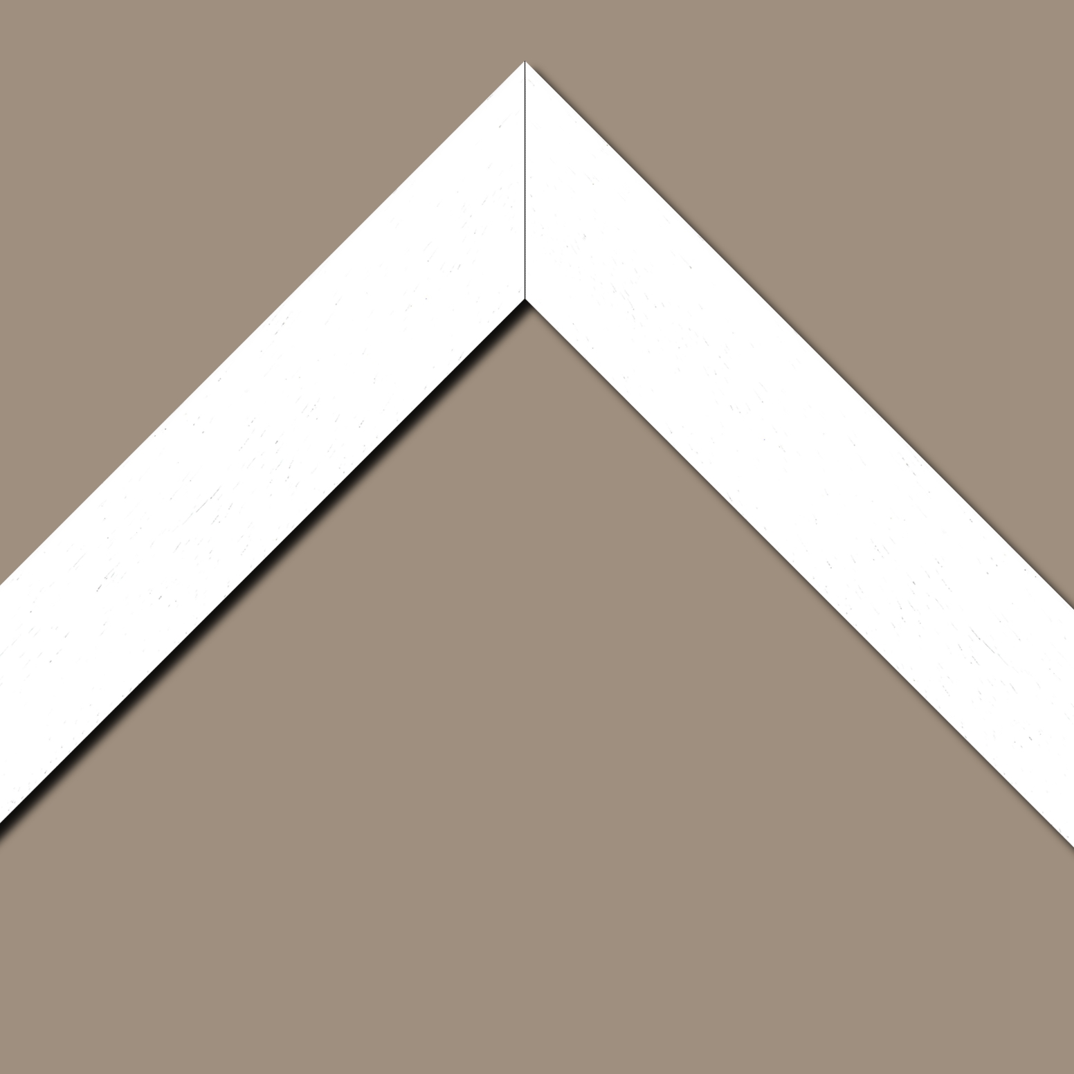 Cadre  bois blanc — 81 x 65