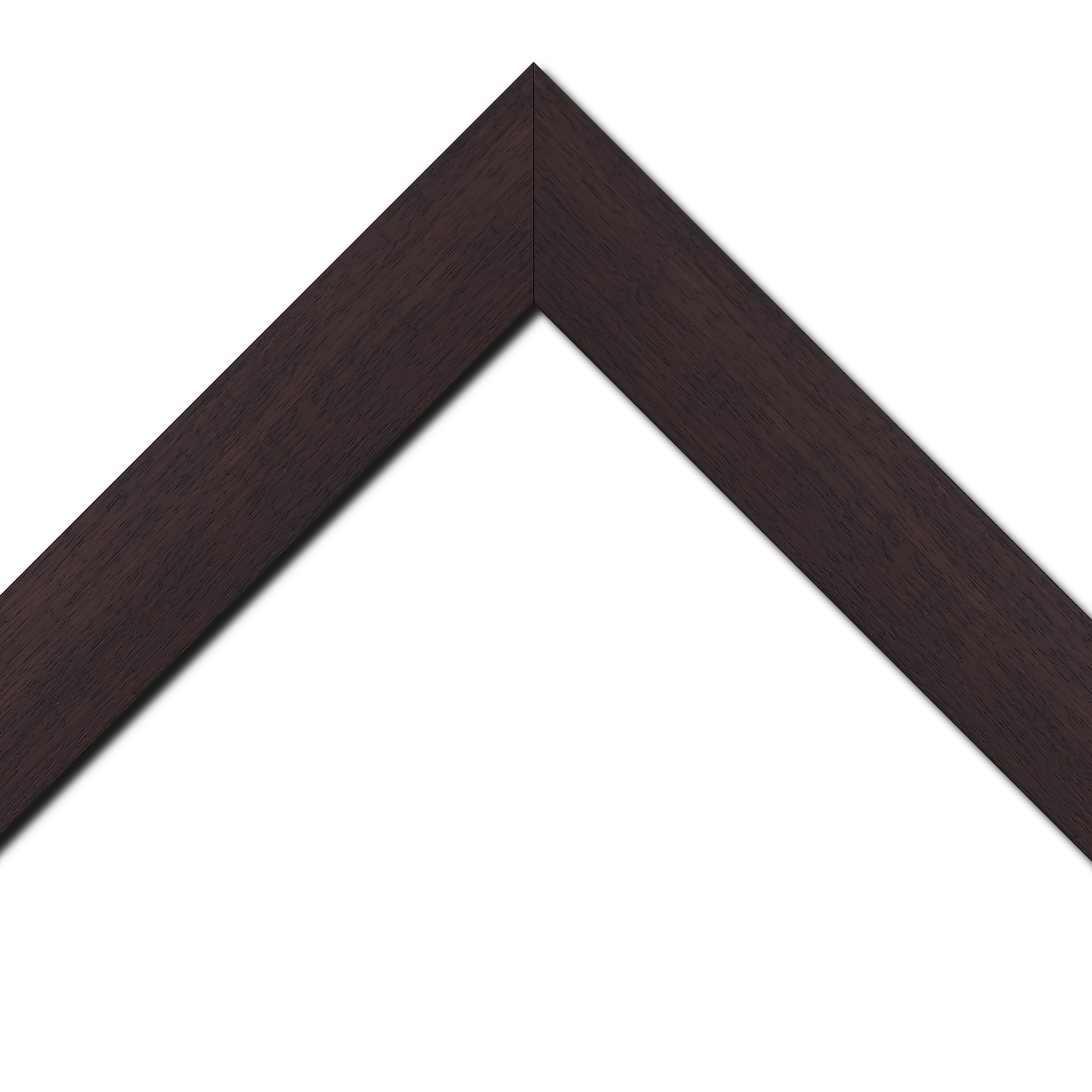 Cadre  bois marron tons bois — 41 x 33