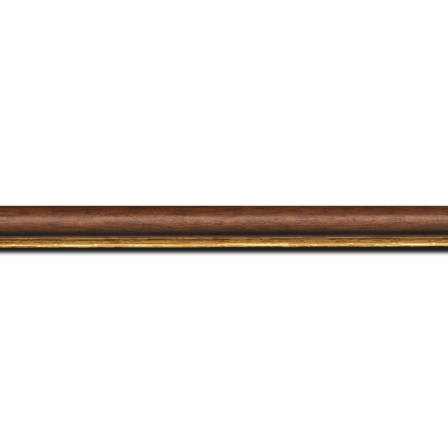Cadre  bois marron tons bois — 35 x 27