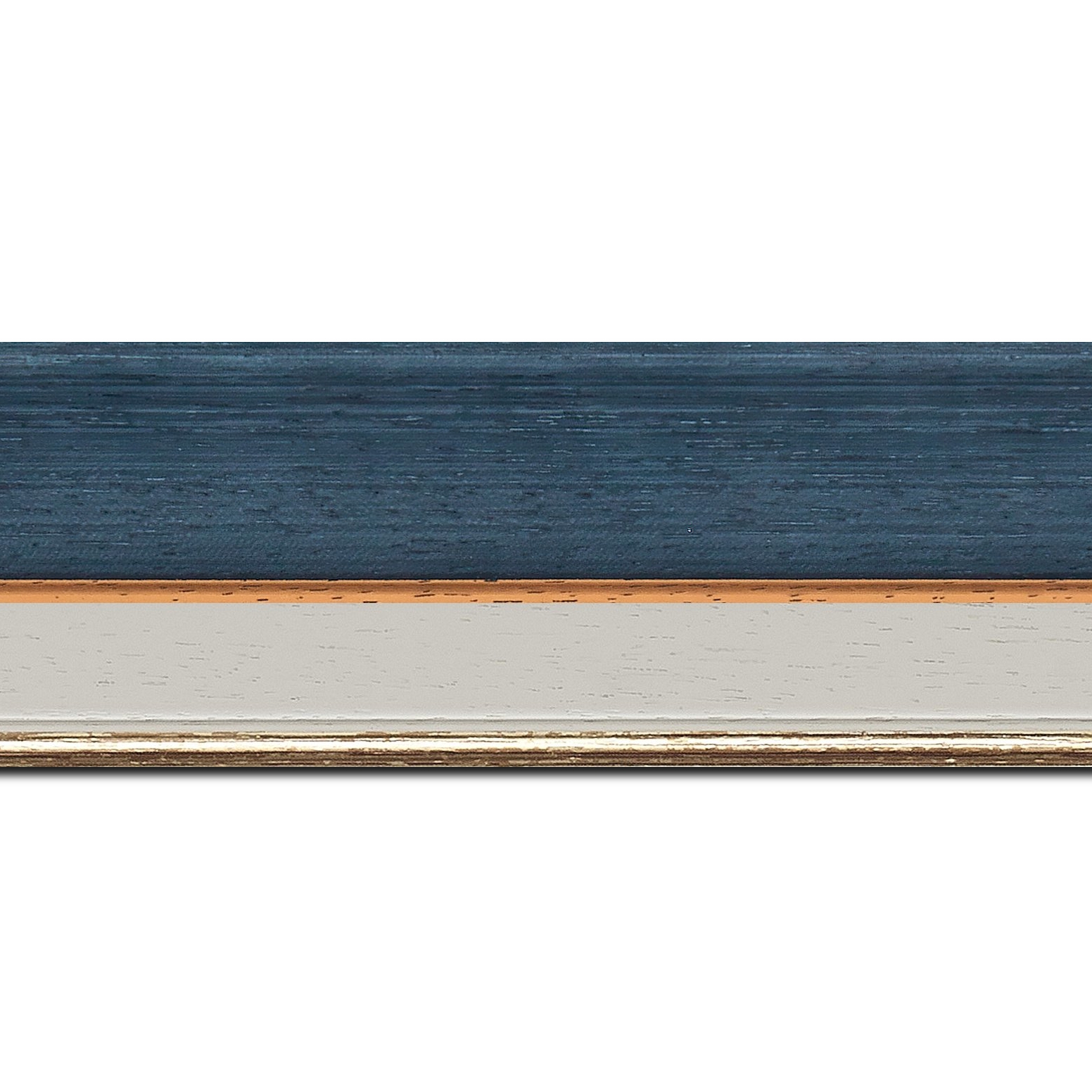 Cadre  pour peinture pour peinture bois bleu — 65 x 50