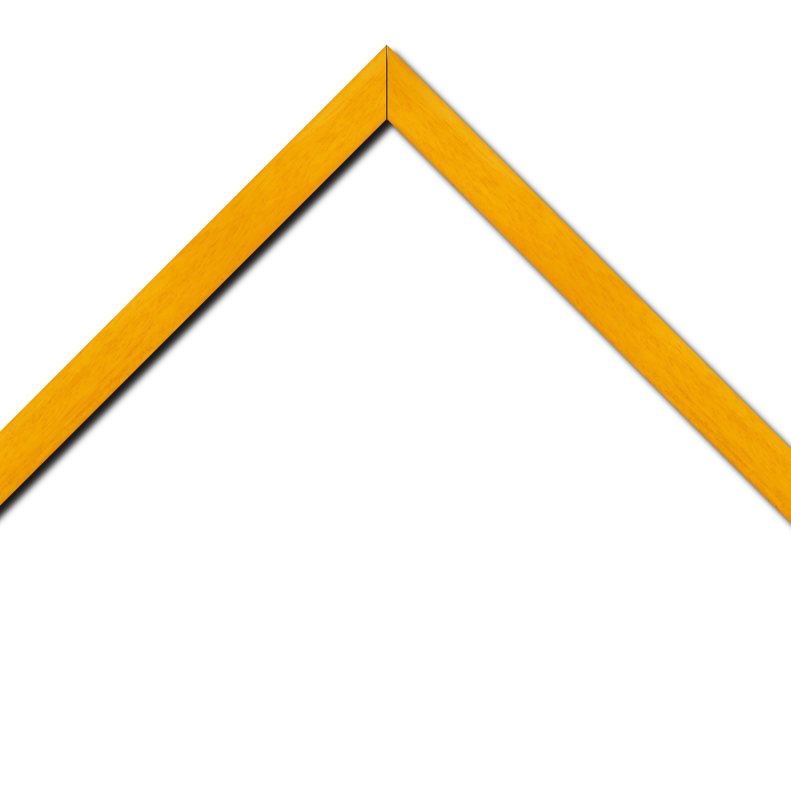 Cadre  bois jaune — 50 x 60