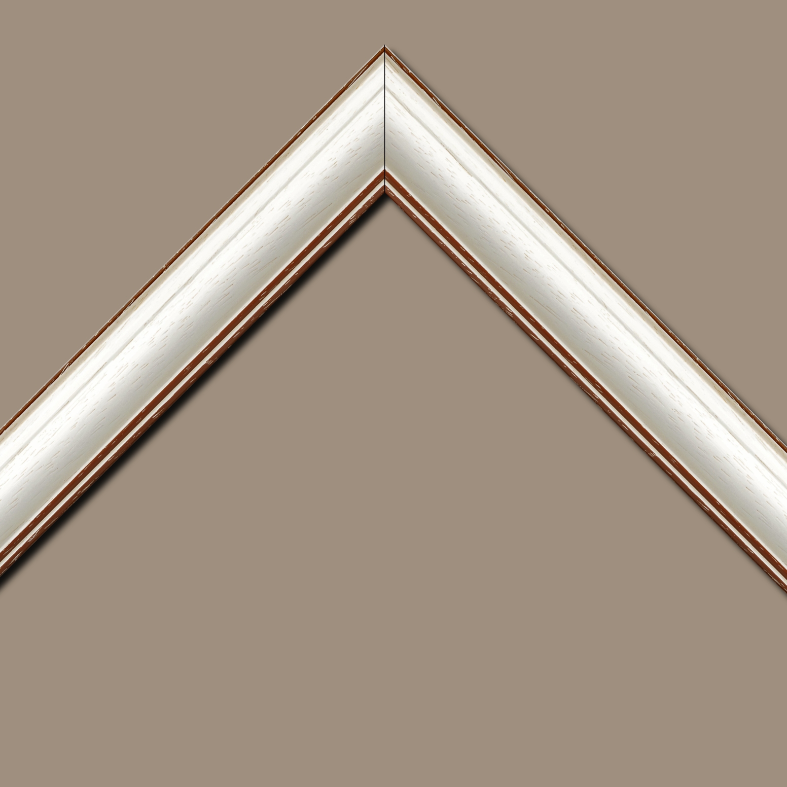 Cadre  bois blanchie — 21 x 29.7