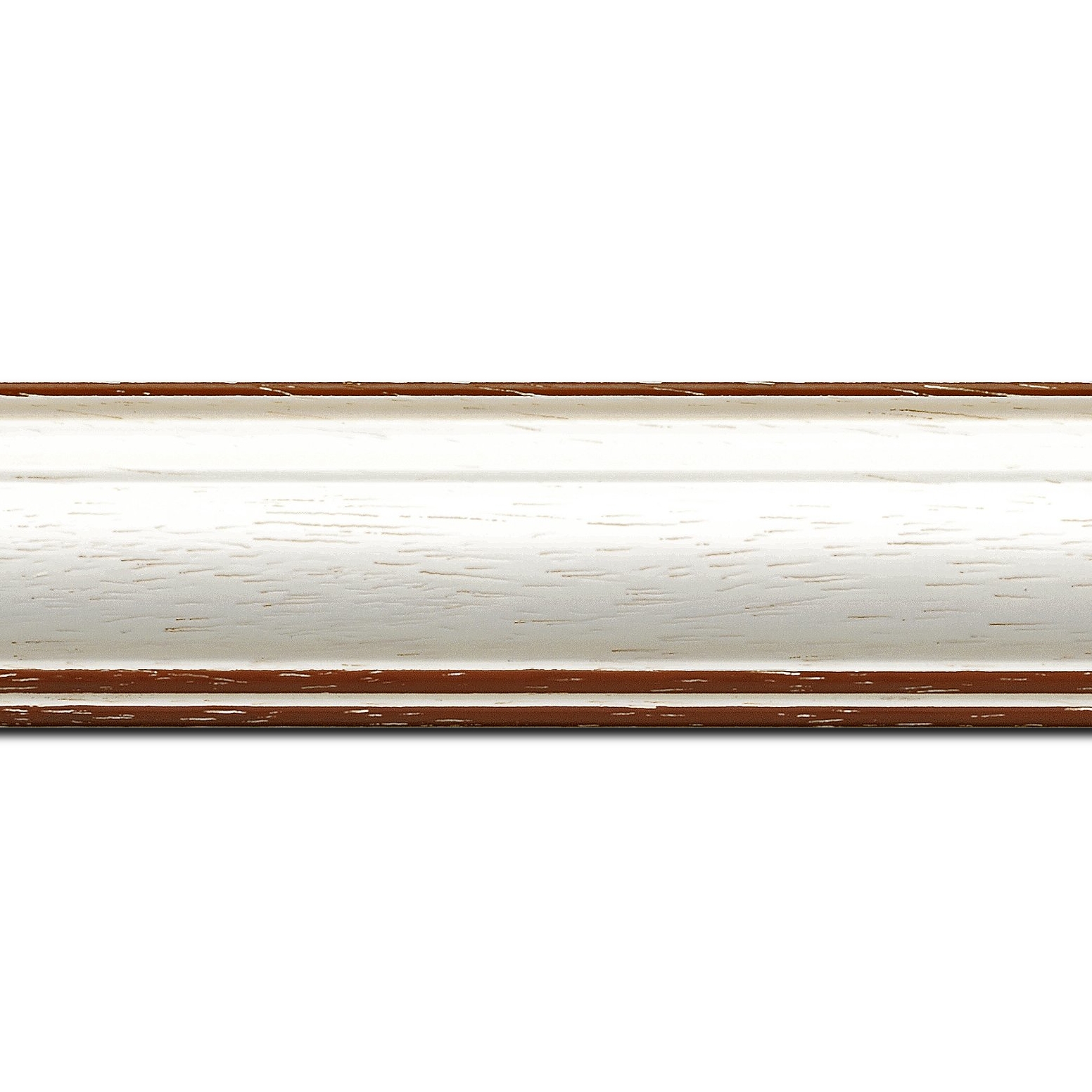 Cadre  bois blanchie — 41 x 33