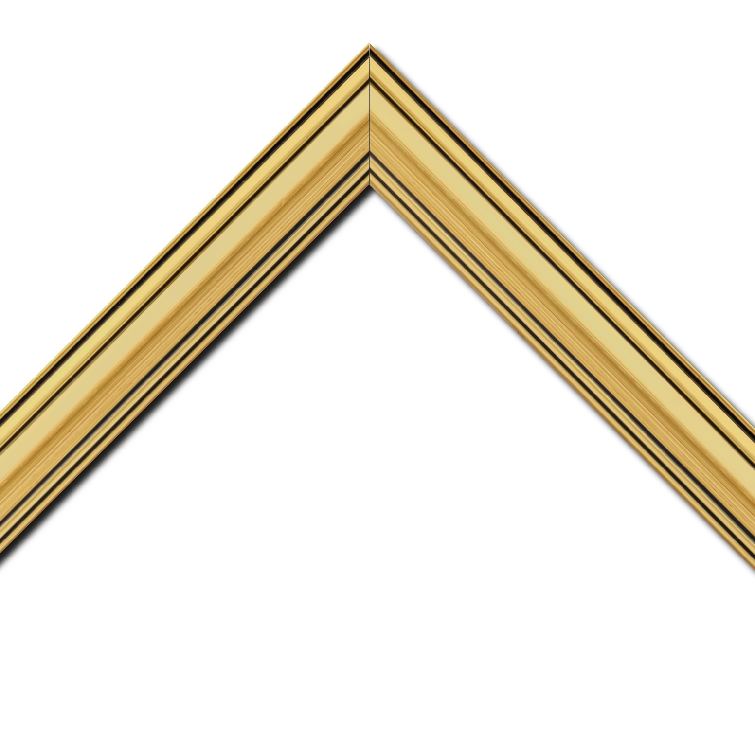 Cadre  bois or — 59.4 x 84.1