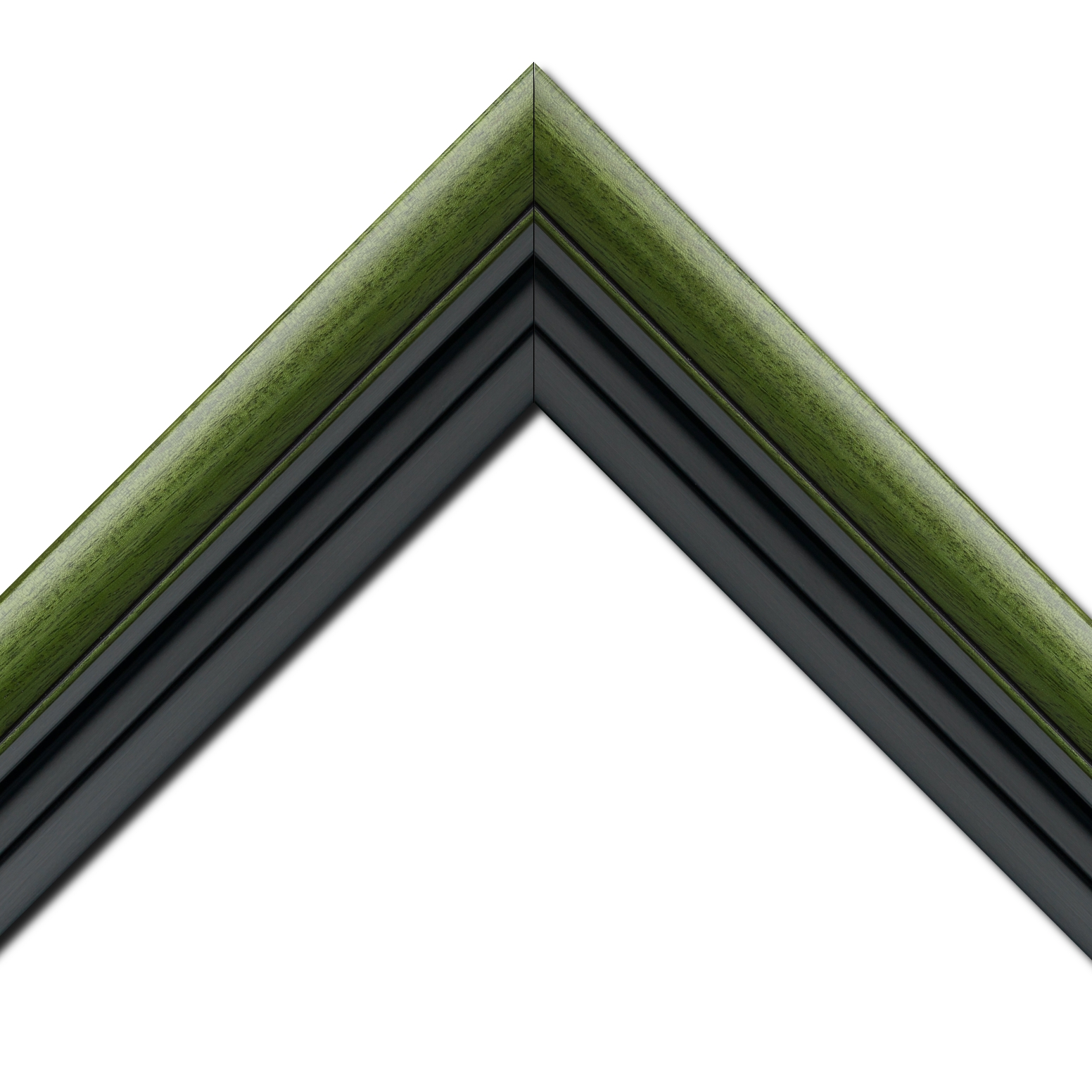 Caisse américaine pour peintures  americaine bois noir vert — 100 x 73