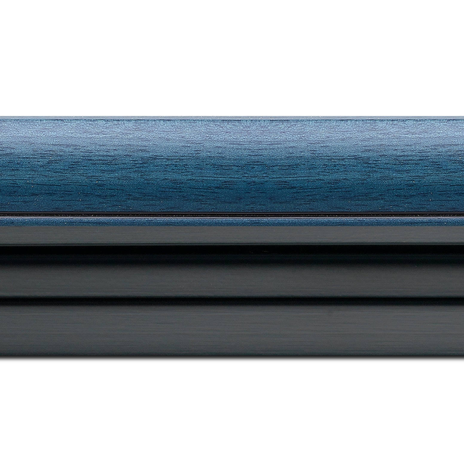 Caisse américaine pour peintures  americaine bois noir bleu — 41 x 33