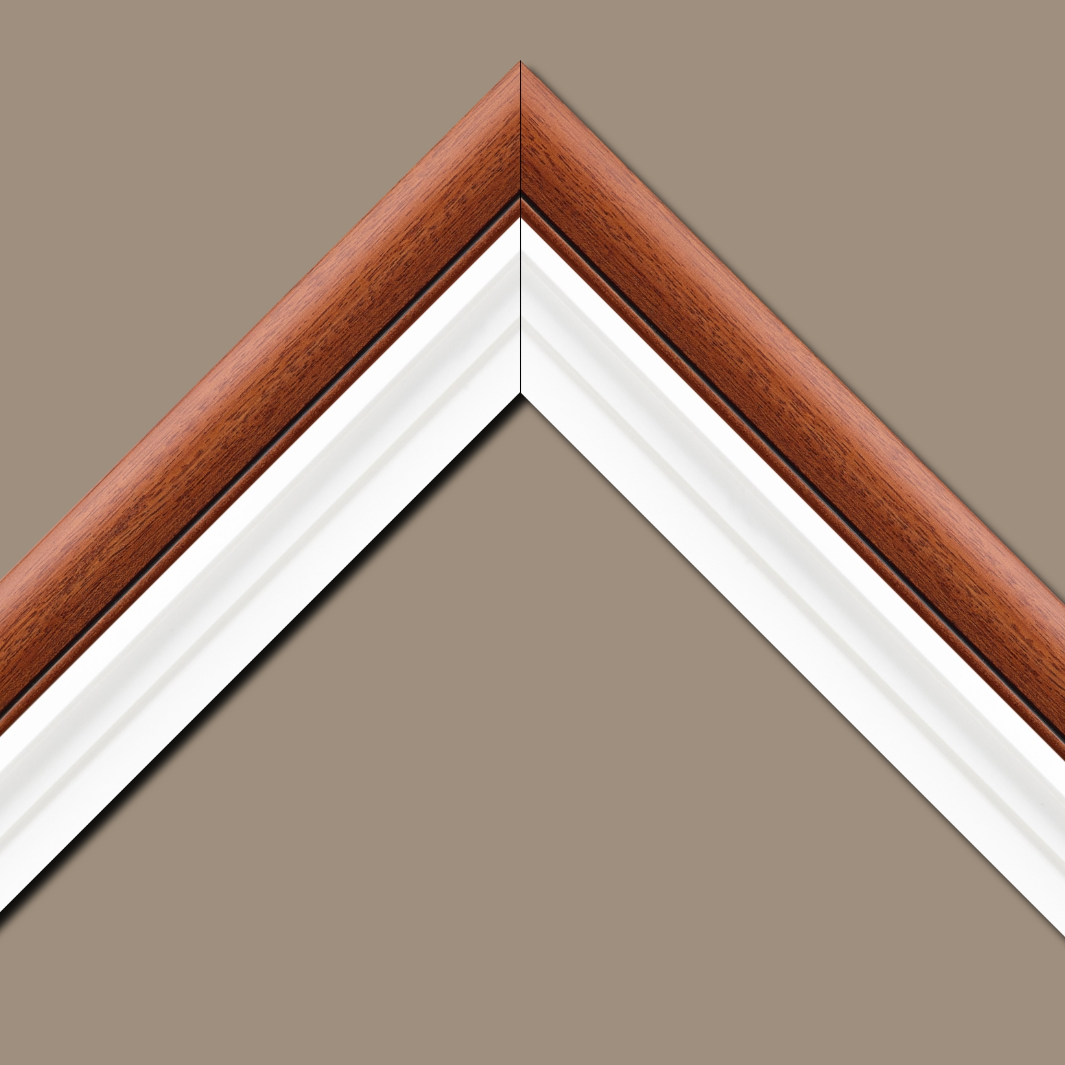 Caisse américaine pour peintures  pour peinture americaine pour peinture bois blanc marron tons bois — 30 x 30