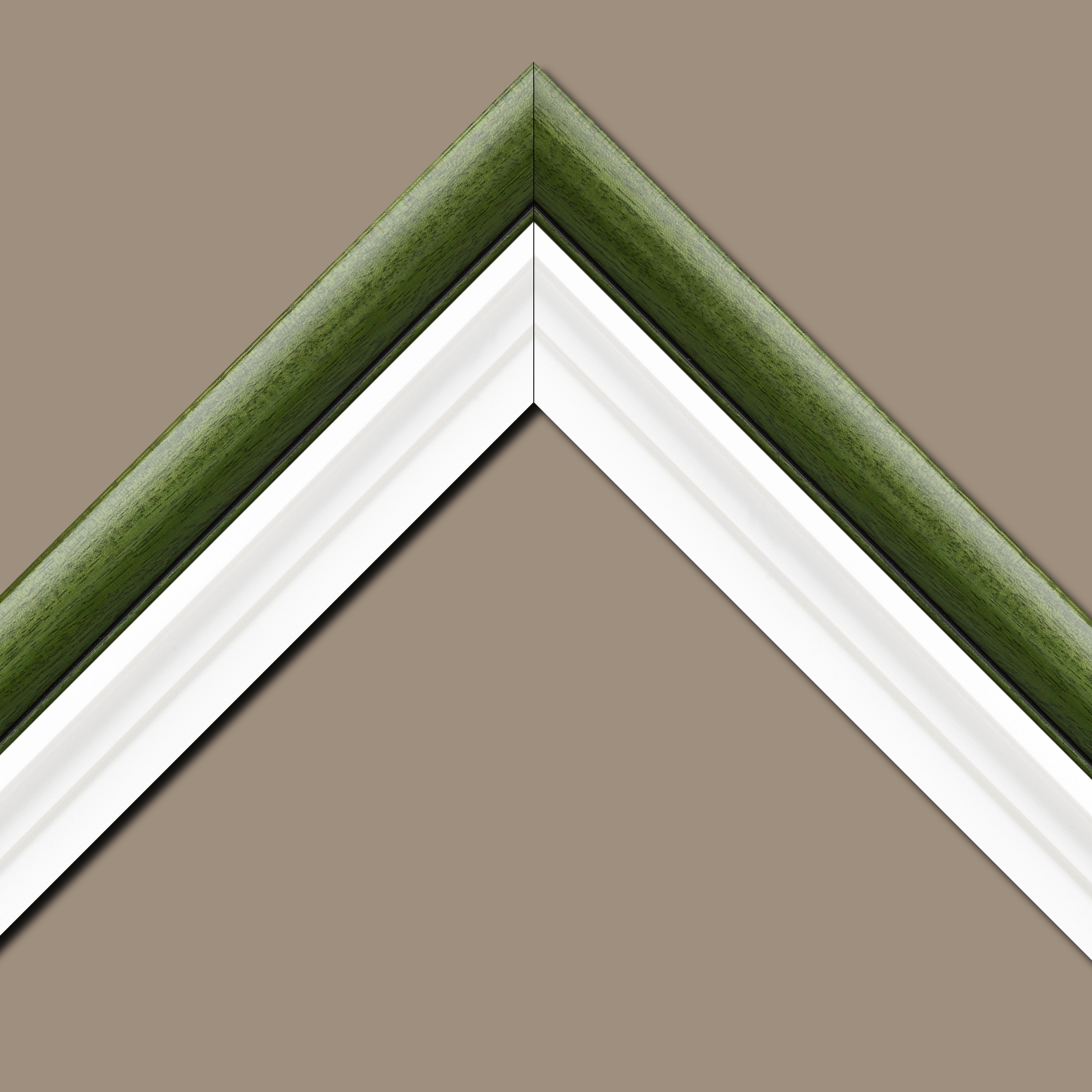 Caisse américaine pour peintures  americaine bois vert blanc — 100 x 100