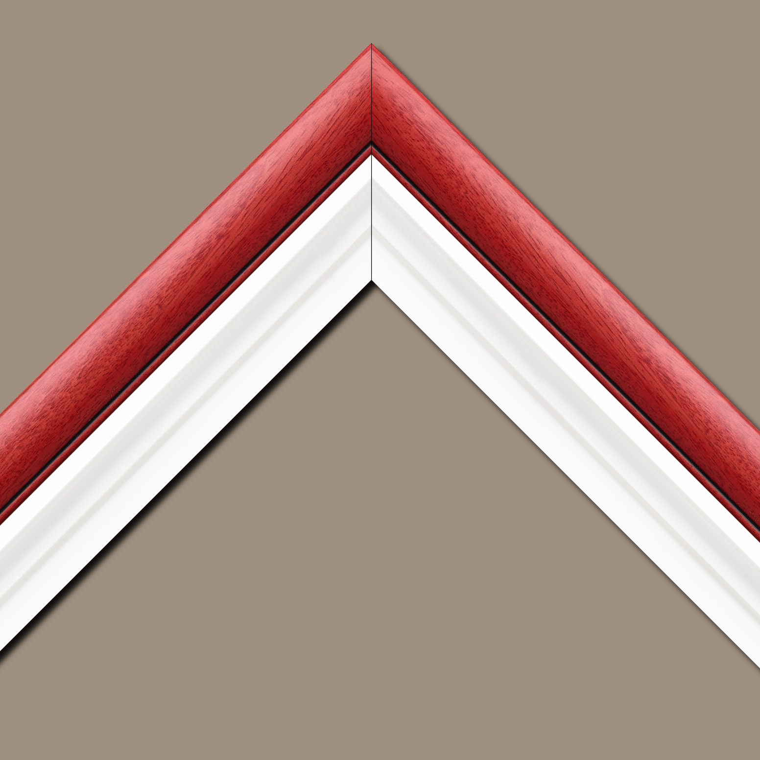 Caisse américaine pour peintures  americaine bois blanc rouge — 84.1 x 118.9