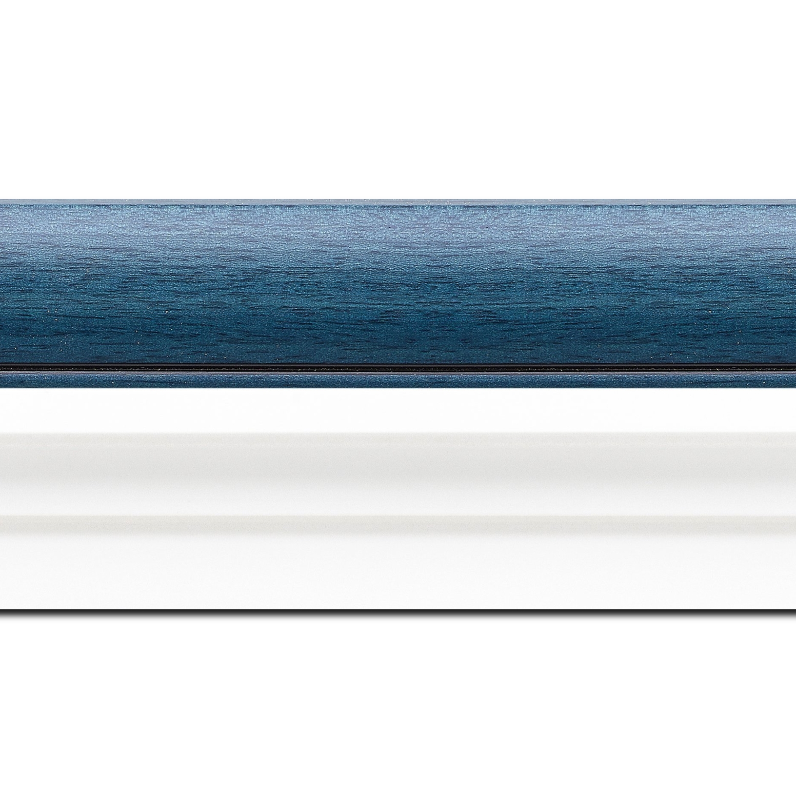 Caisse américaine pour peintures  americaine bois blanc bleu — 80 x 100