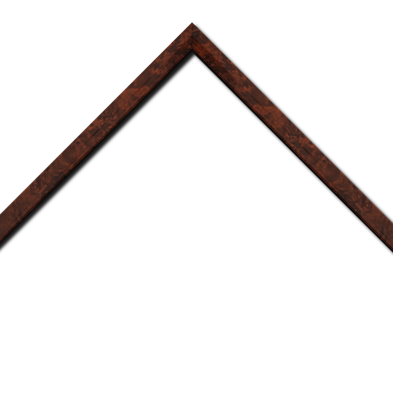 Cadre  bois marron tons bois — 20 x 60