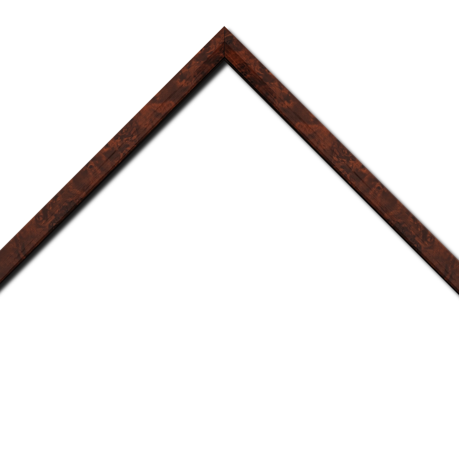 Cadre  bois marron tons bois — 30 x 30