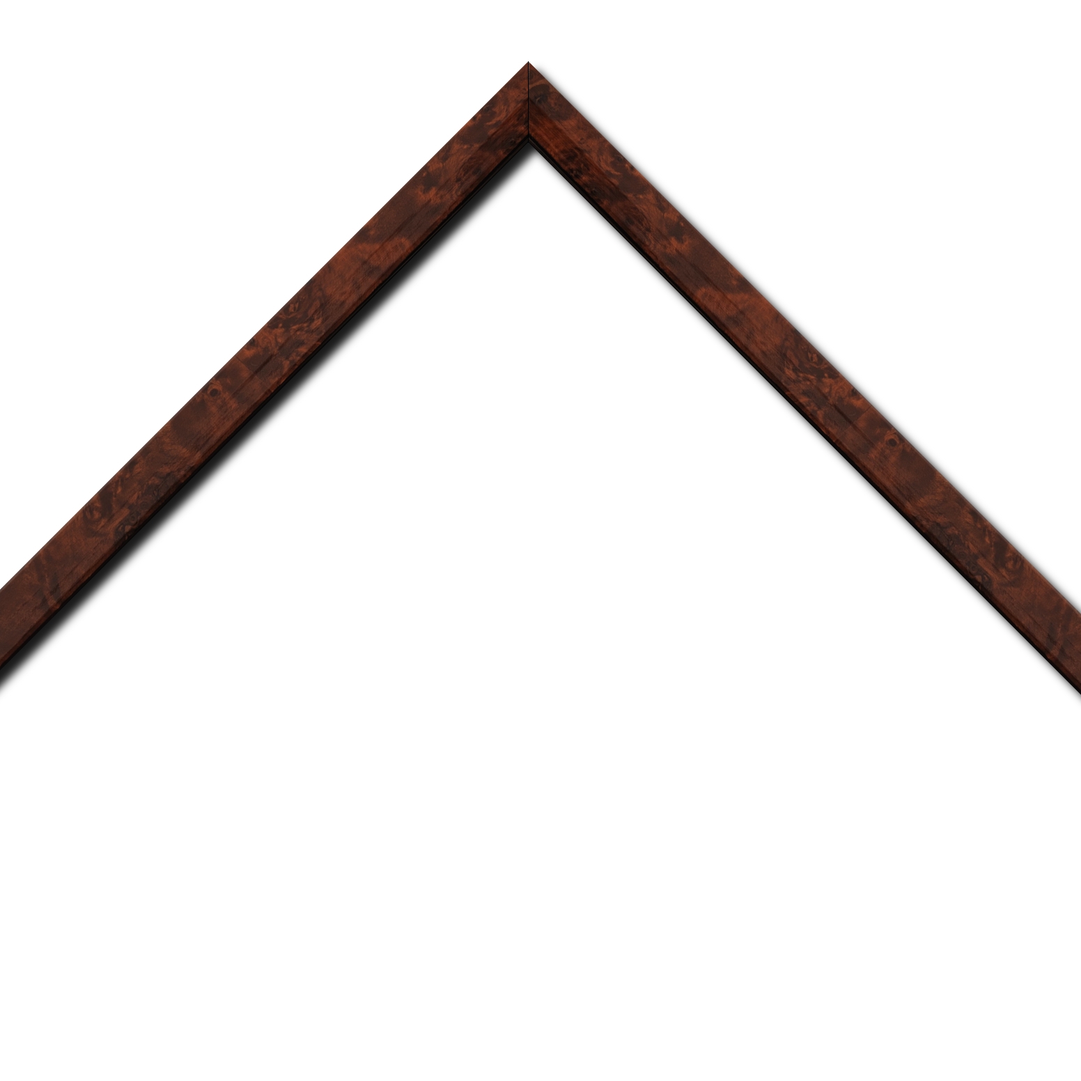 Cadre  bois marron tons bois — 30 x 45