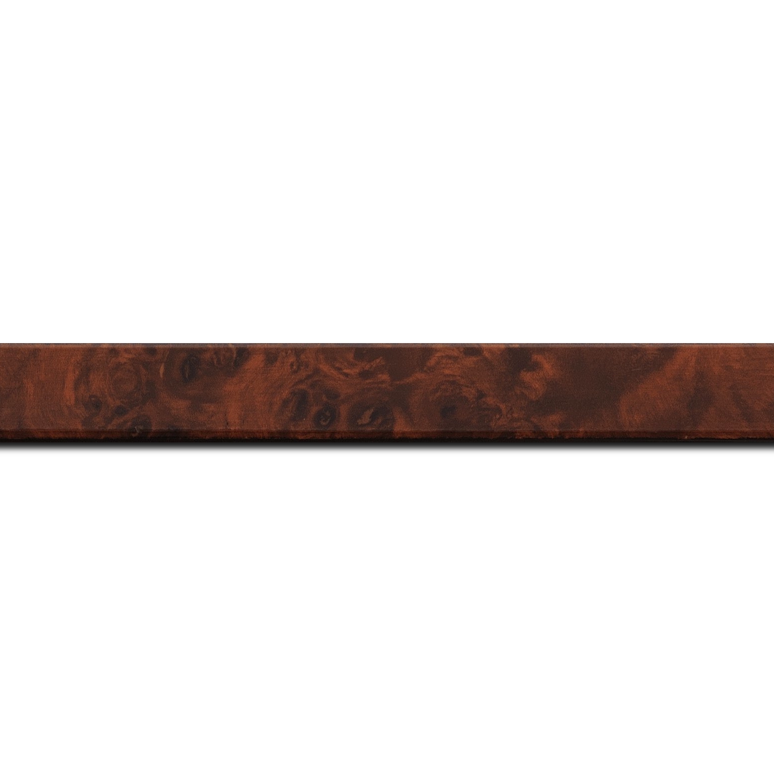Cadre  bois marron tons bois — 41 x 33