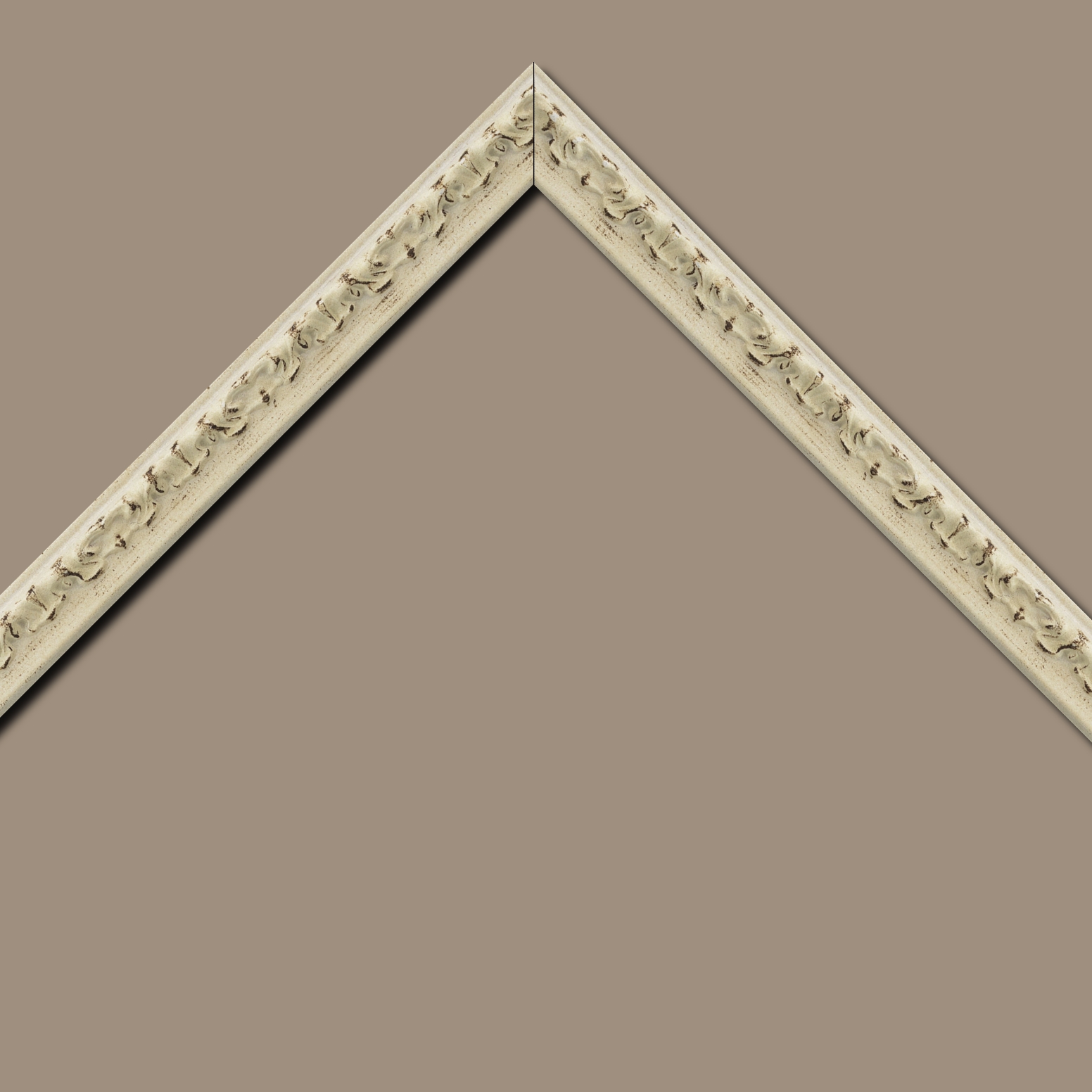 Cadre  bois blanchie — 18 x 24