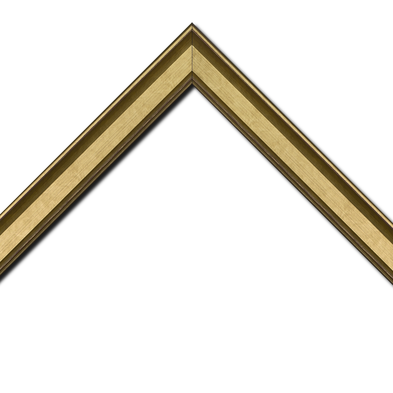 Cadre  bois or — 70 x 70