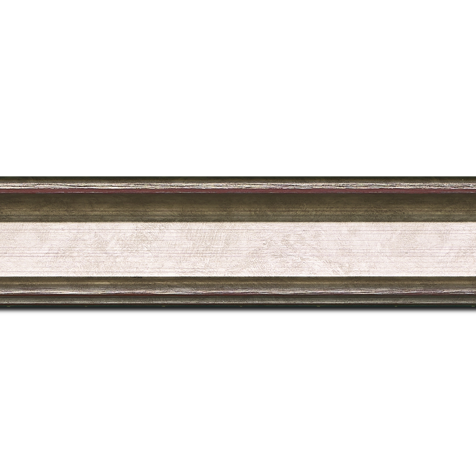 Cadre  bois argent — 41 x 33