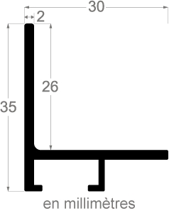 Cadre cache clou aluminium blanc mat pour châssis épaisseur 2.5cm maximum . attention : pour des raisons esthétiques , il est préférable de ne pas laisser d'espace entre la toile et le cadre d’où l’appellation cache clou .assemblage très simple et rapide du cadre par double équerre à vis (livré avec le système d'accrochage qui se glisse dans le profilé) encadrement non assemblé,  livré avec son sachet d'accessoires. élégance et mise en valeur de votre toile assurée . information complémentaire :  pour ce type de cadre spécifique  nous coupons la caisse américaine 3mm + grand que les dimensions renseignées par vos soins  afin d'assurer un jeu parfait avec votre châssis. (il faut impérativement indiquer la dimension précise de votre sujet au millimètre près )