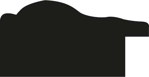 Cadre bois profil doucine largeur 4.1cm argent froid noirci - 15x20