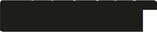 Cadre bois profil plat largeur 9.1cm or cuivré  nez noir décor effet mur - 30x30