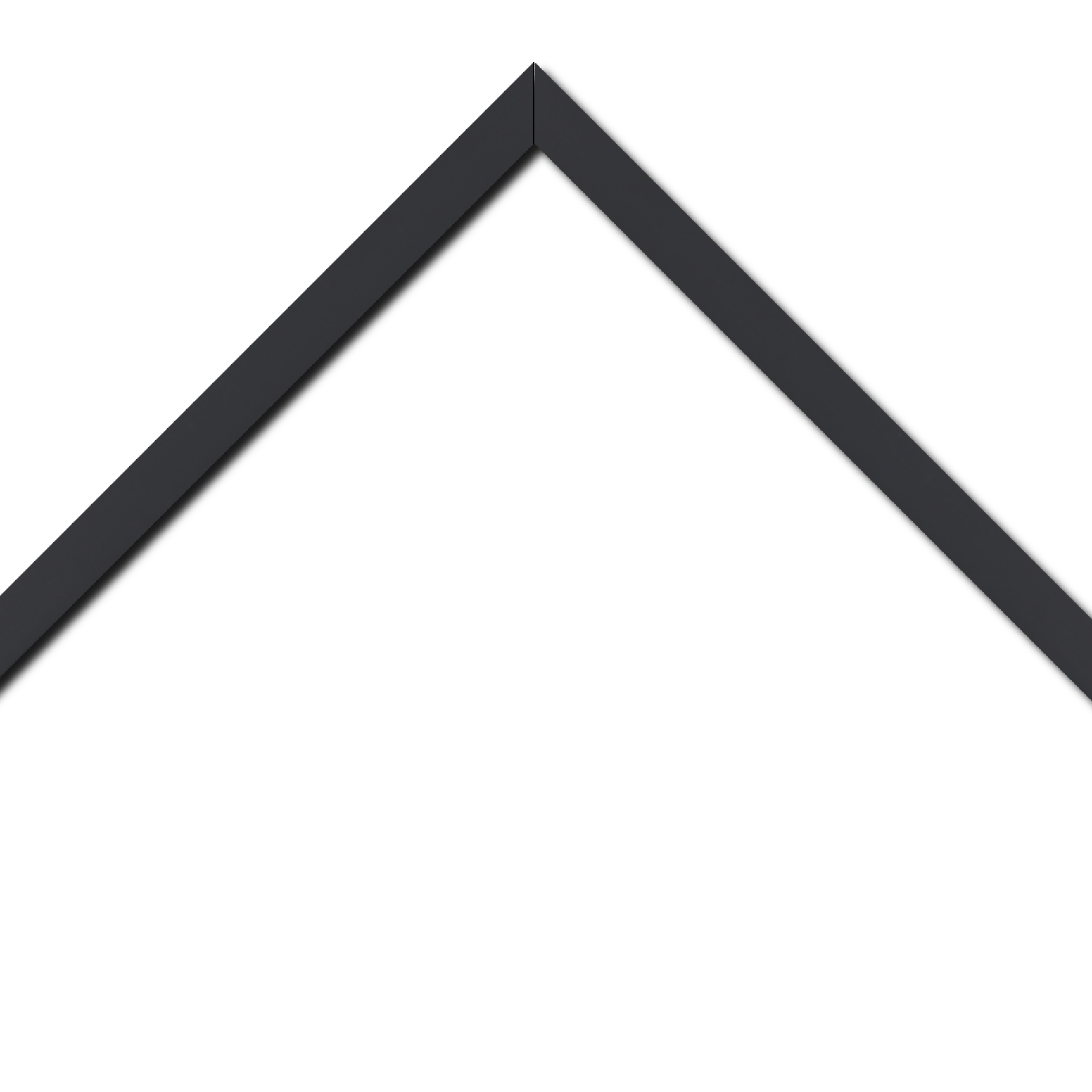 Cadre  bois noir — 81 x 65