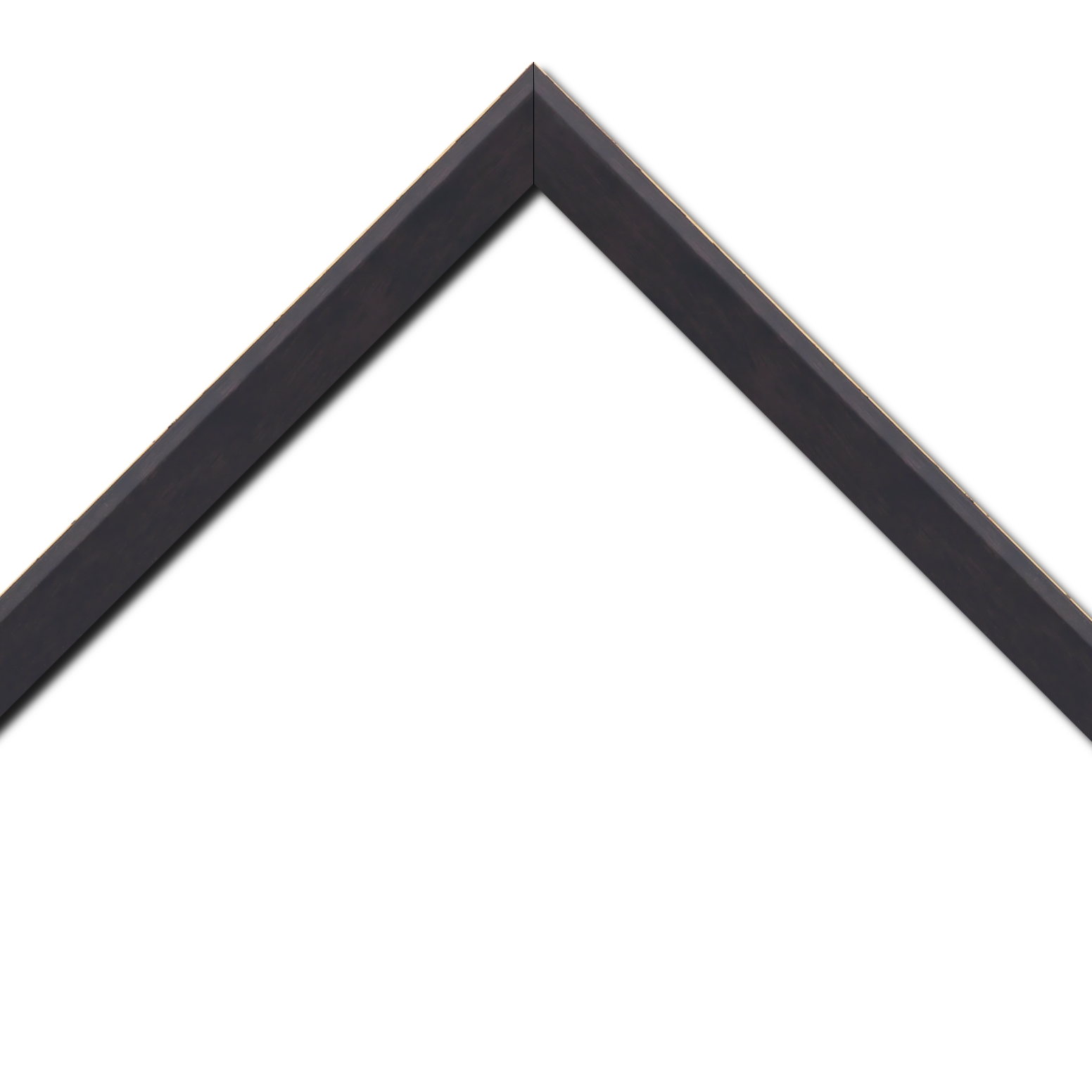 Cadre  bois marron tons bois — 41 x 33