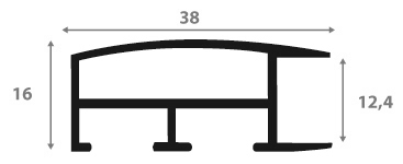 Baguette aluminium profil méplat largeur 3.8cm couleur noir mat,mise en place du sujet rapide et simple: il faut enlever les ressorts qui permet de pousser le sujet vers l'avant du cadre et ensuite à l'aide d'un tournevis plat dévisser un coté du cadre tenu par deux équerres à vis à chaque angle afin de pouvoir glisser le sujet dans celui-ci et ensuite revisser le coté (encadrement livré monté prêt à l'emploi)
