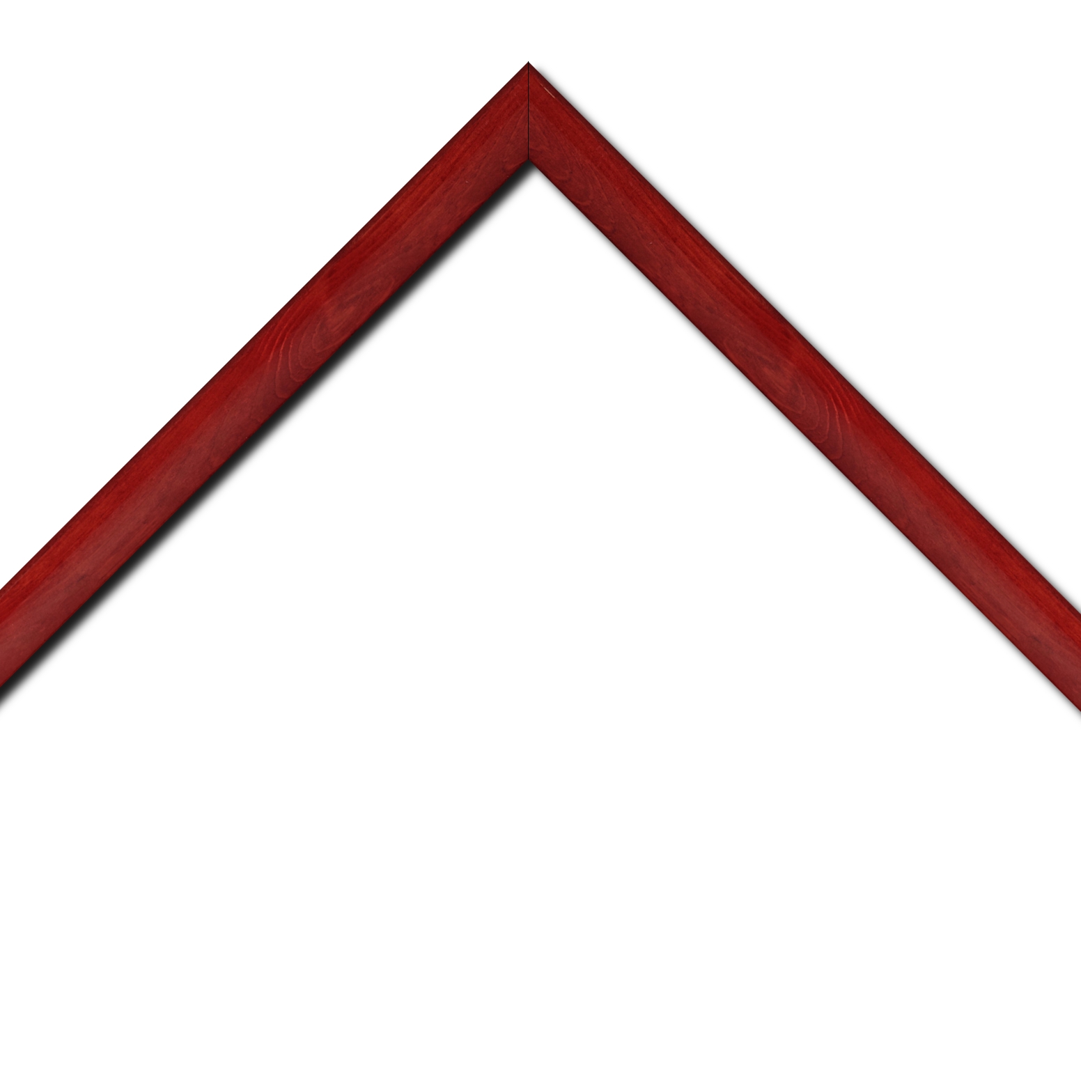 Cadre  bois rouge — 34 x 40