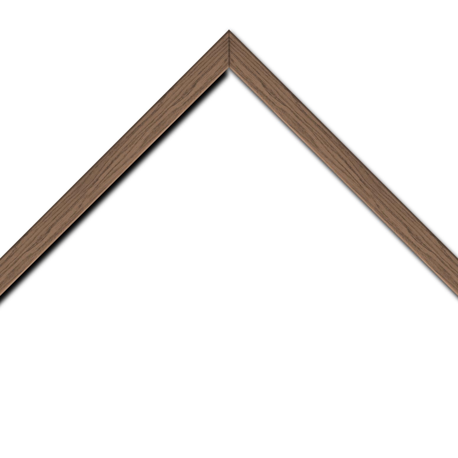 Cadre  bois marron tons bois — 41 x 33