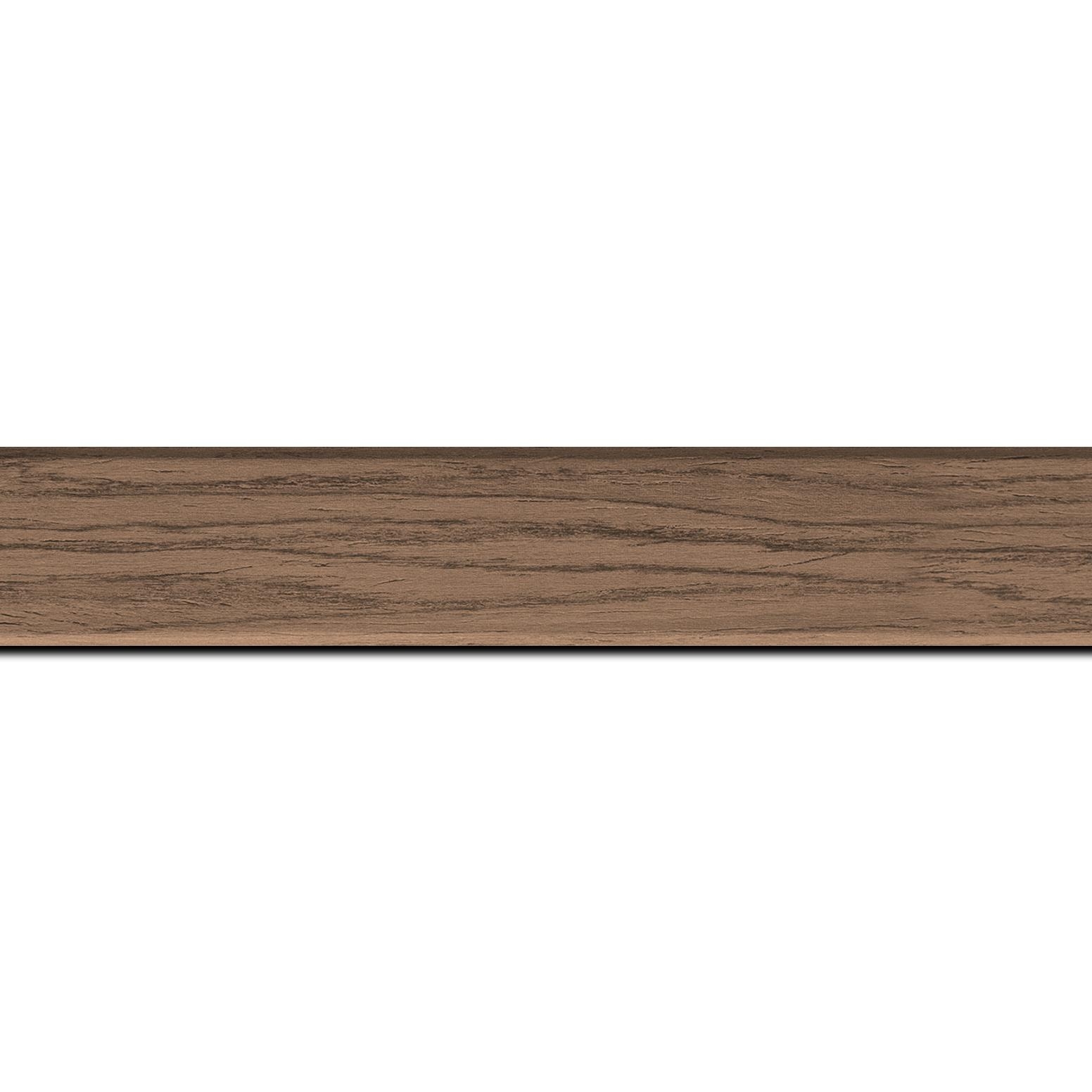 Cadre  bois marron tons bois — 41 x 33