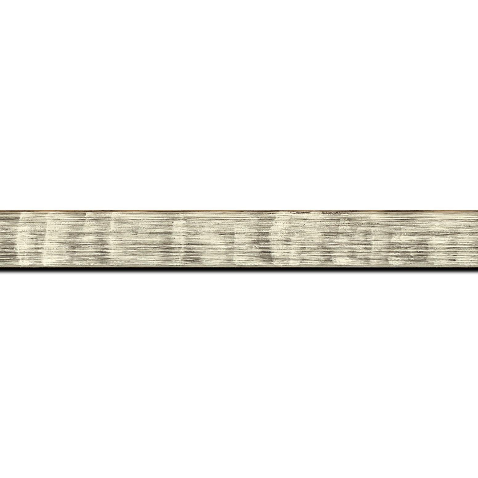 Cadre  bois argent — 41 x 33