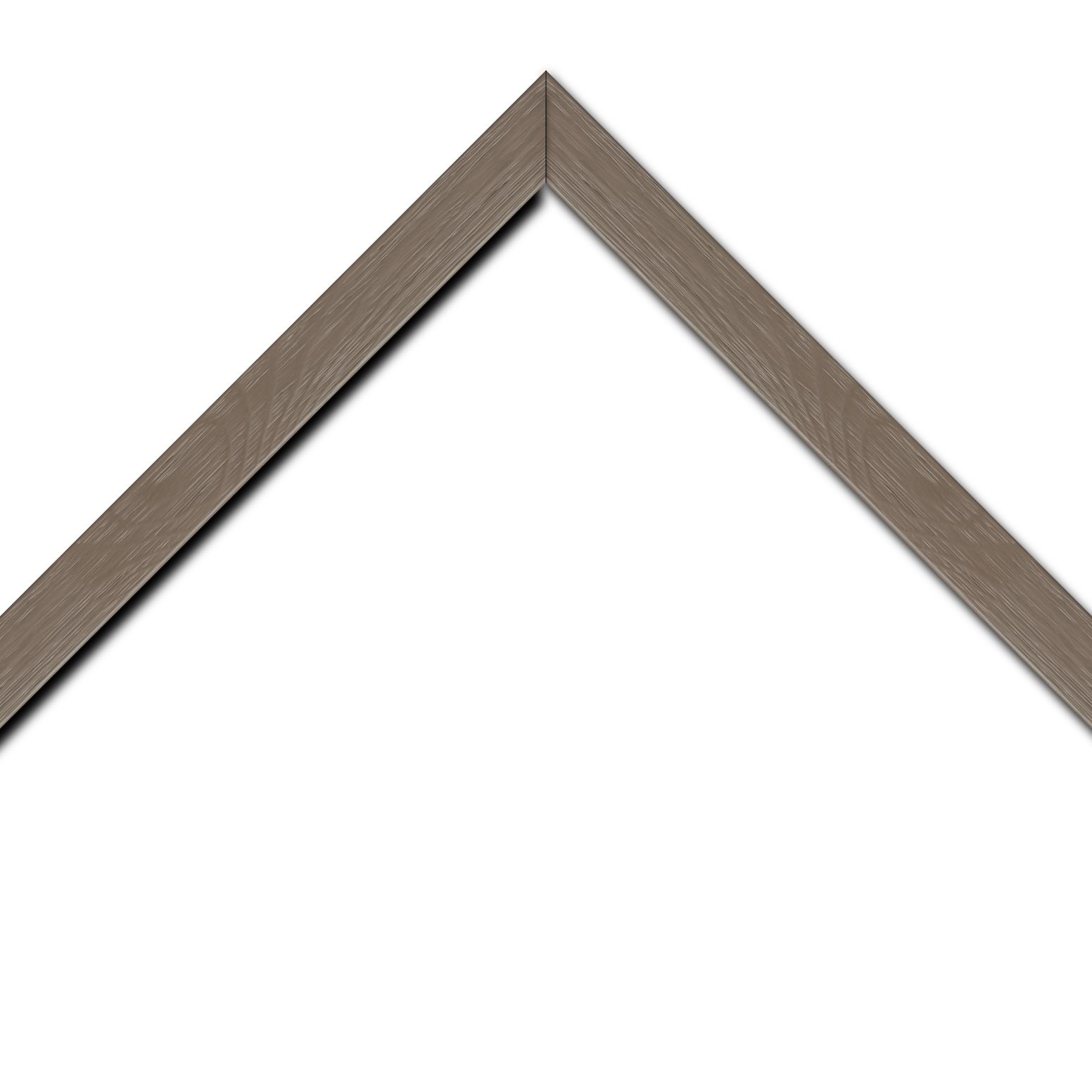 Cadre  bois marron tons bois — 41 x 33