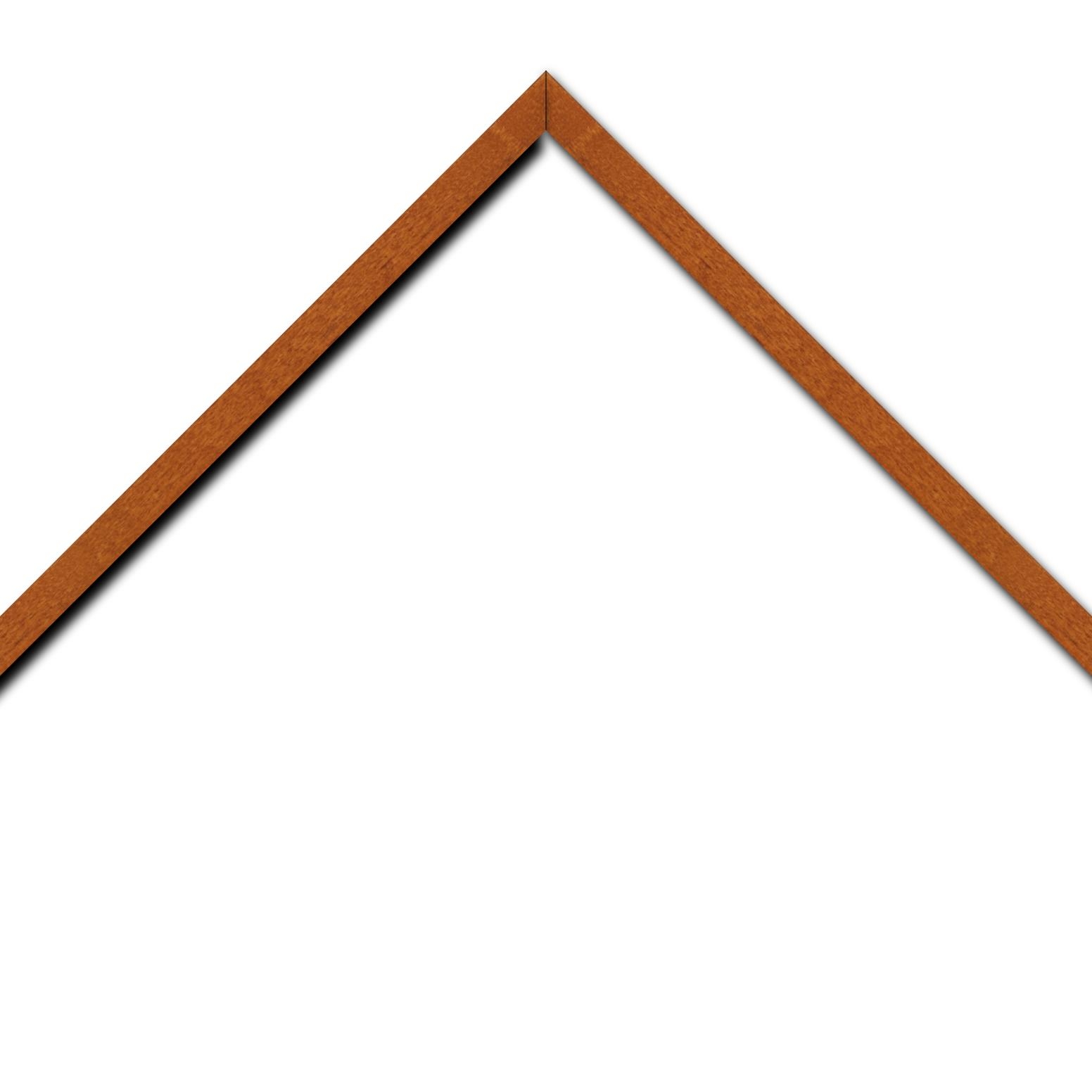Cadre  bois marron tons bois — 41 x 33