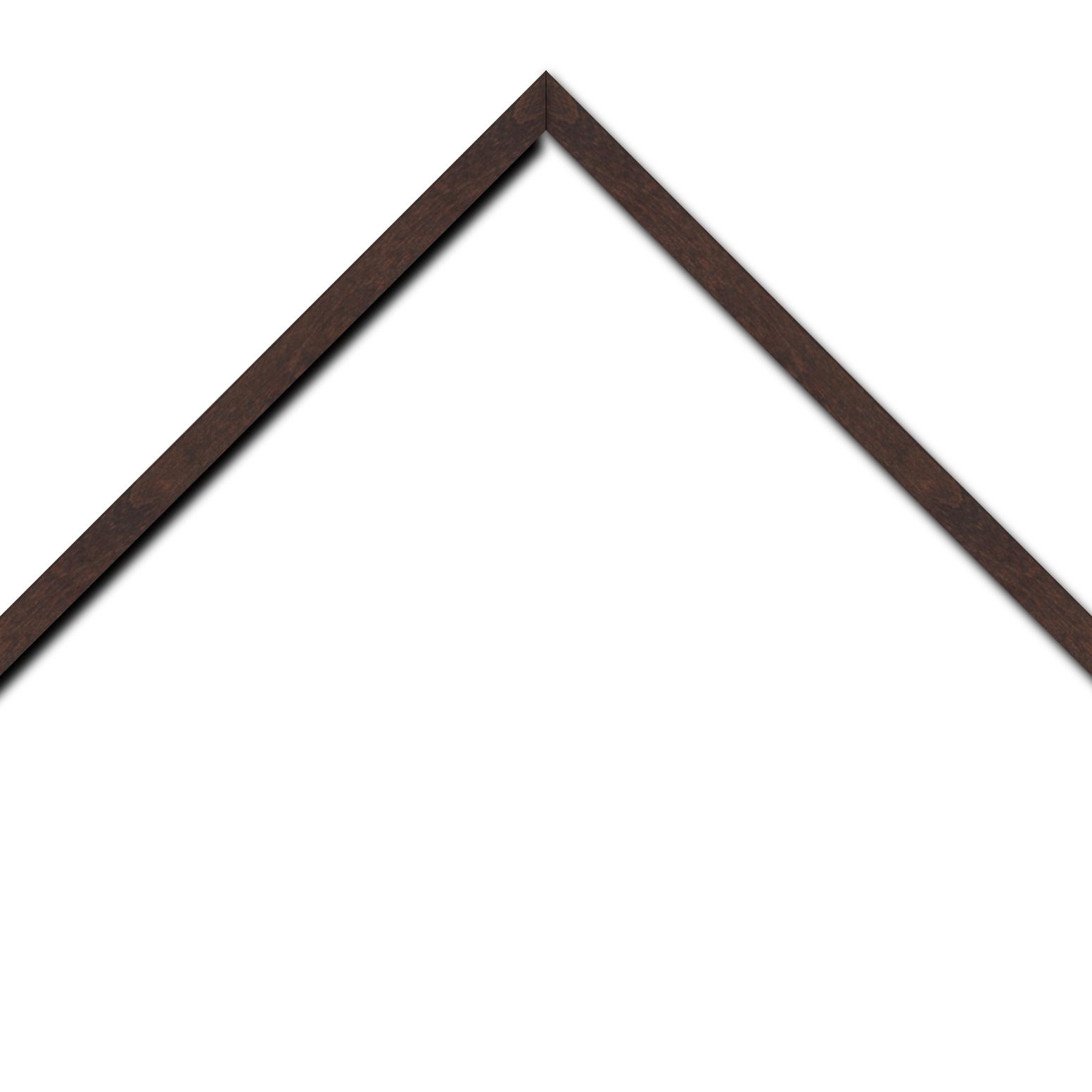 Cadre  bois marron tons bois — 41 x 33