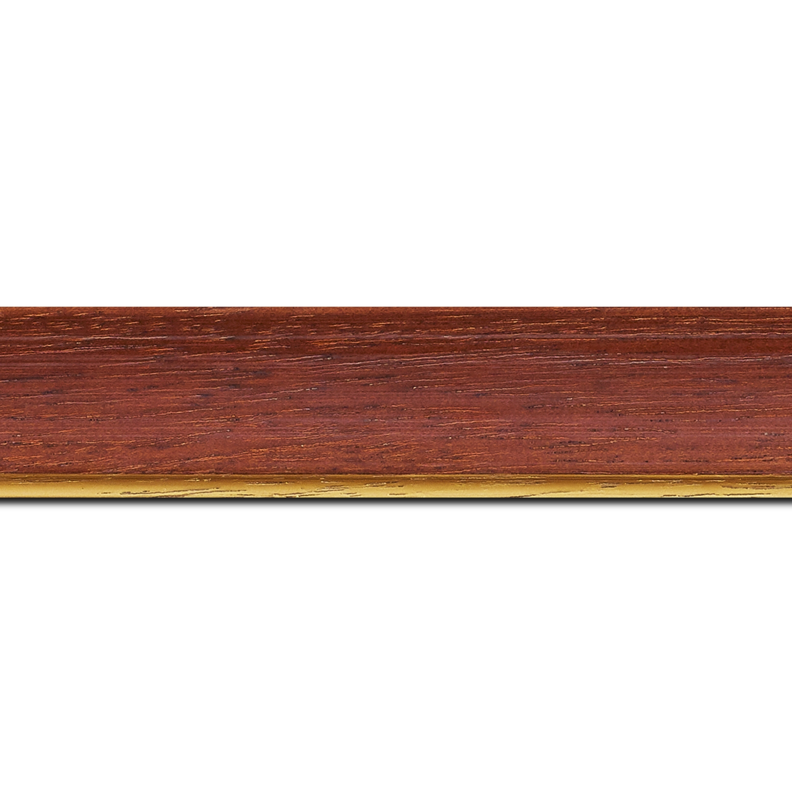 Cadre  bois marron tons bois — 41 x 33