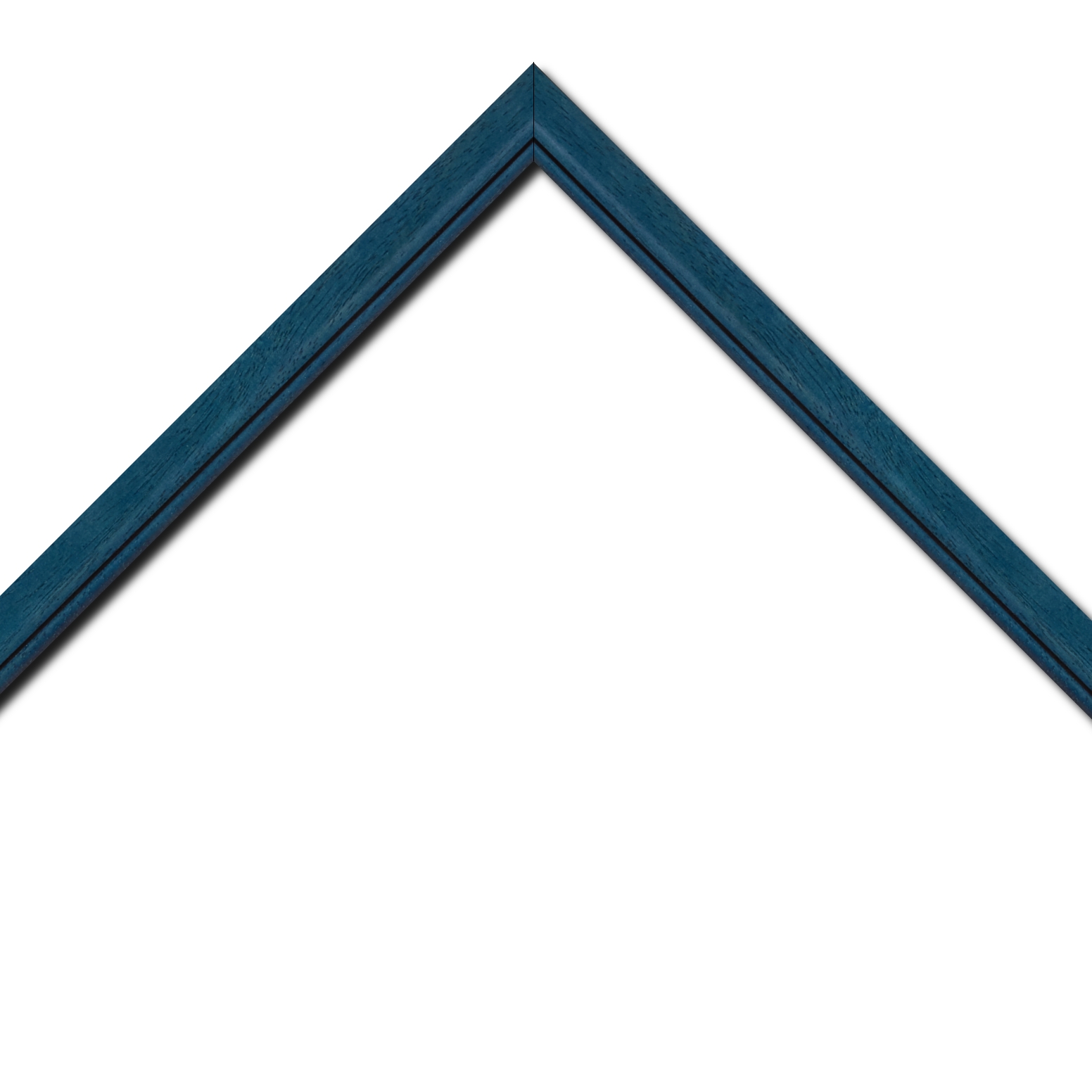 Cadre  bois bleu — 20 x 20