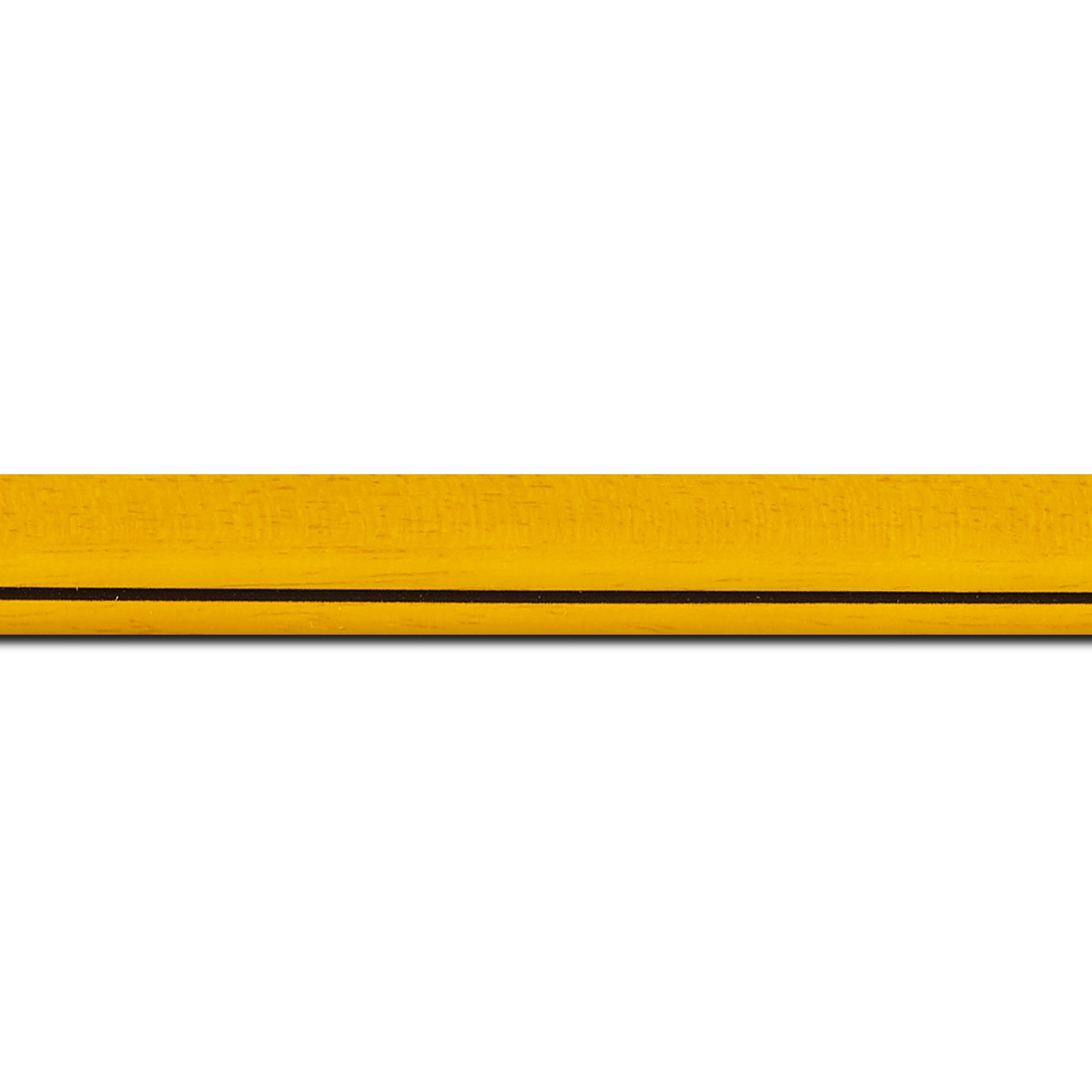 Cadre  bois jaune — 41 x 33