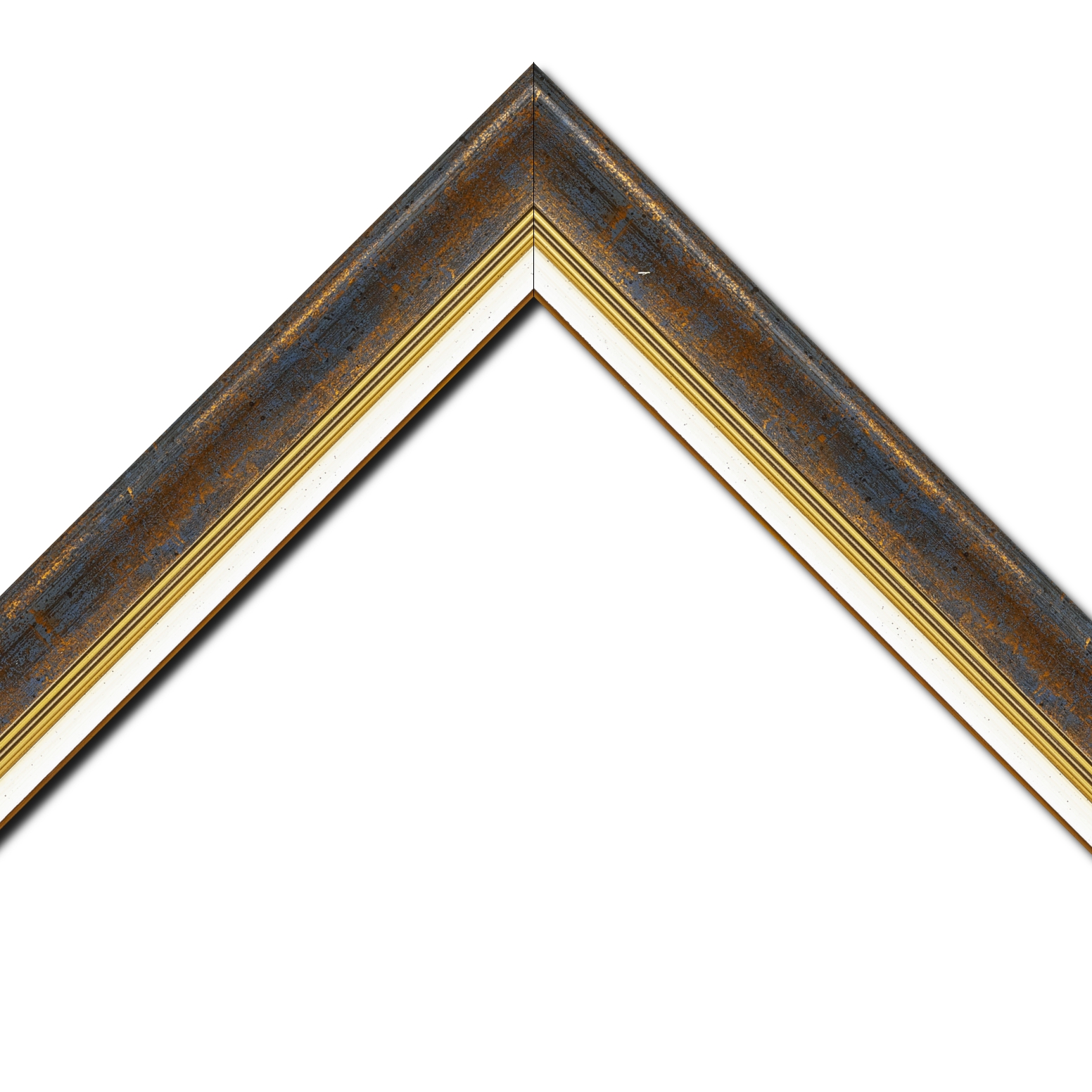 Cadre  bois bleu — 42 x 59.4