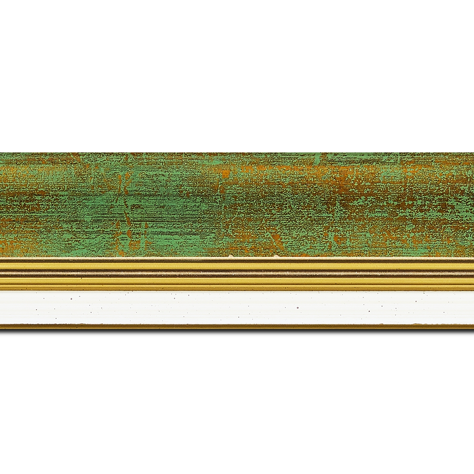Cadre  bois vert — 41 x 33