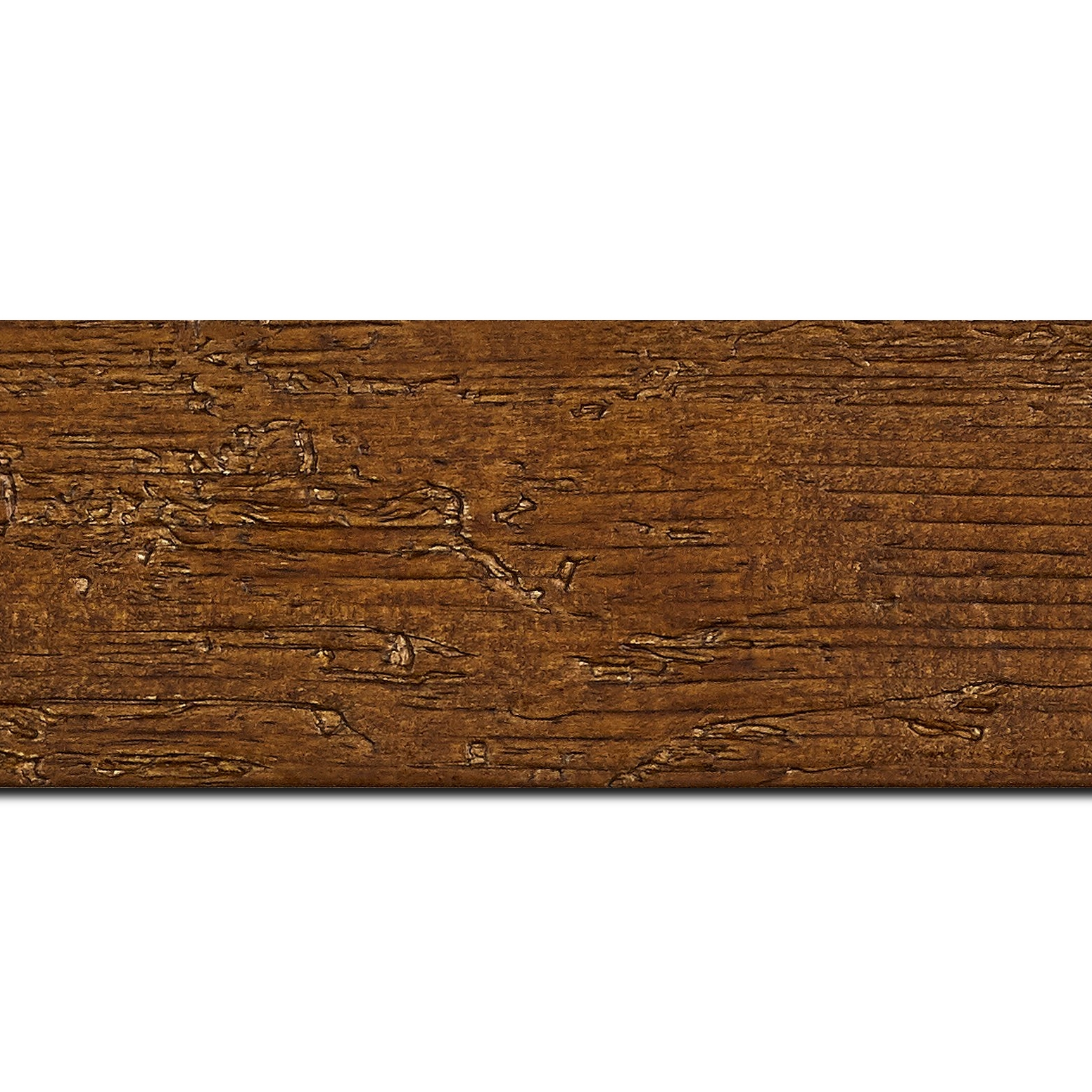 Cadre  bois marron tons bois — 41 x 33