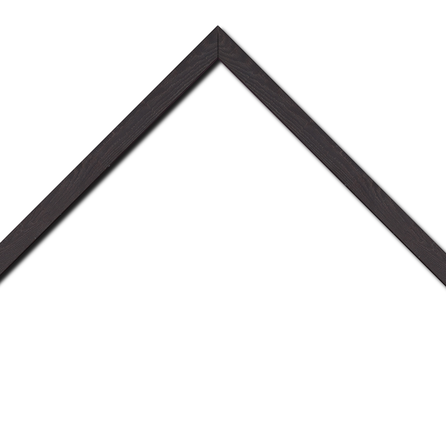 Cadre  bois marron tons bois — 41 x 33