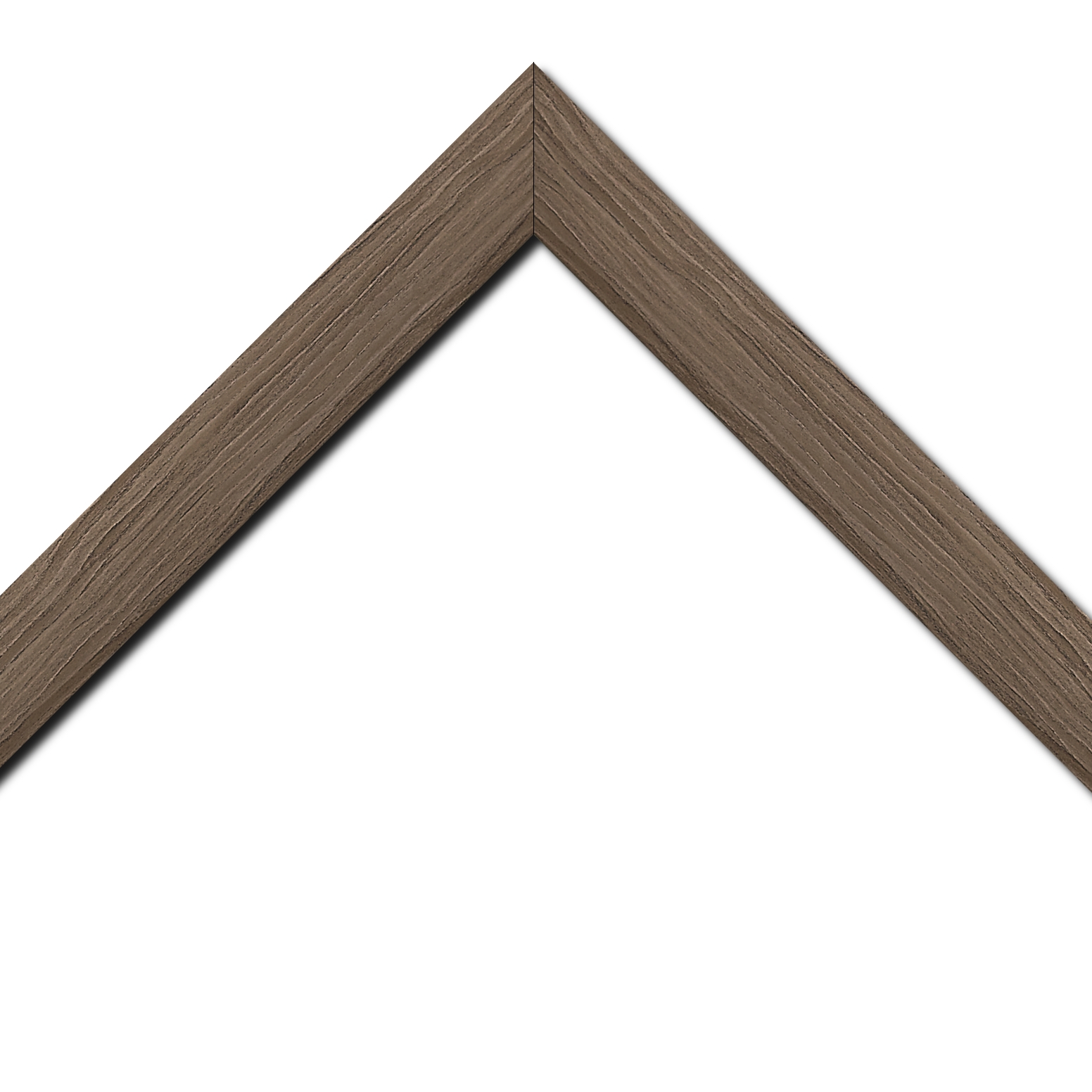 Cadre  bois marron tons bois — 41 x 33