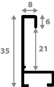 Cadre aluminium profil plat largeur 8mm, placage véritable bouleau ,(le sujet qui sera glissé dans le cadre sera en retrait de 6mm de la face du cadre assurant un effet très contemporain) mise en place du sujet rapide et simple: il faut enlever les ressorts qui permet de pousser le sujet vers l'avant du cadre et ensuite à l'aide d'un tournevis plat dévisser un coté du cadre tenu par une équerre à vis à chaque angle afin de pouvoir glisser le sujet dans celui-ci et ensuite revisser le coté (encadrement livré monté prêt à l'emploi )