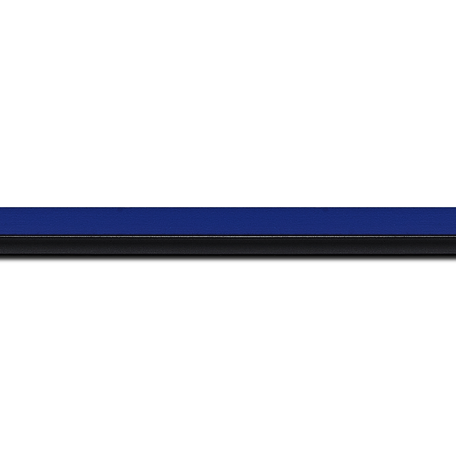 Cadre  bois bleu — 41 x 33