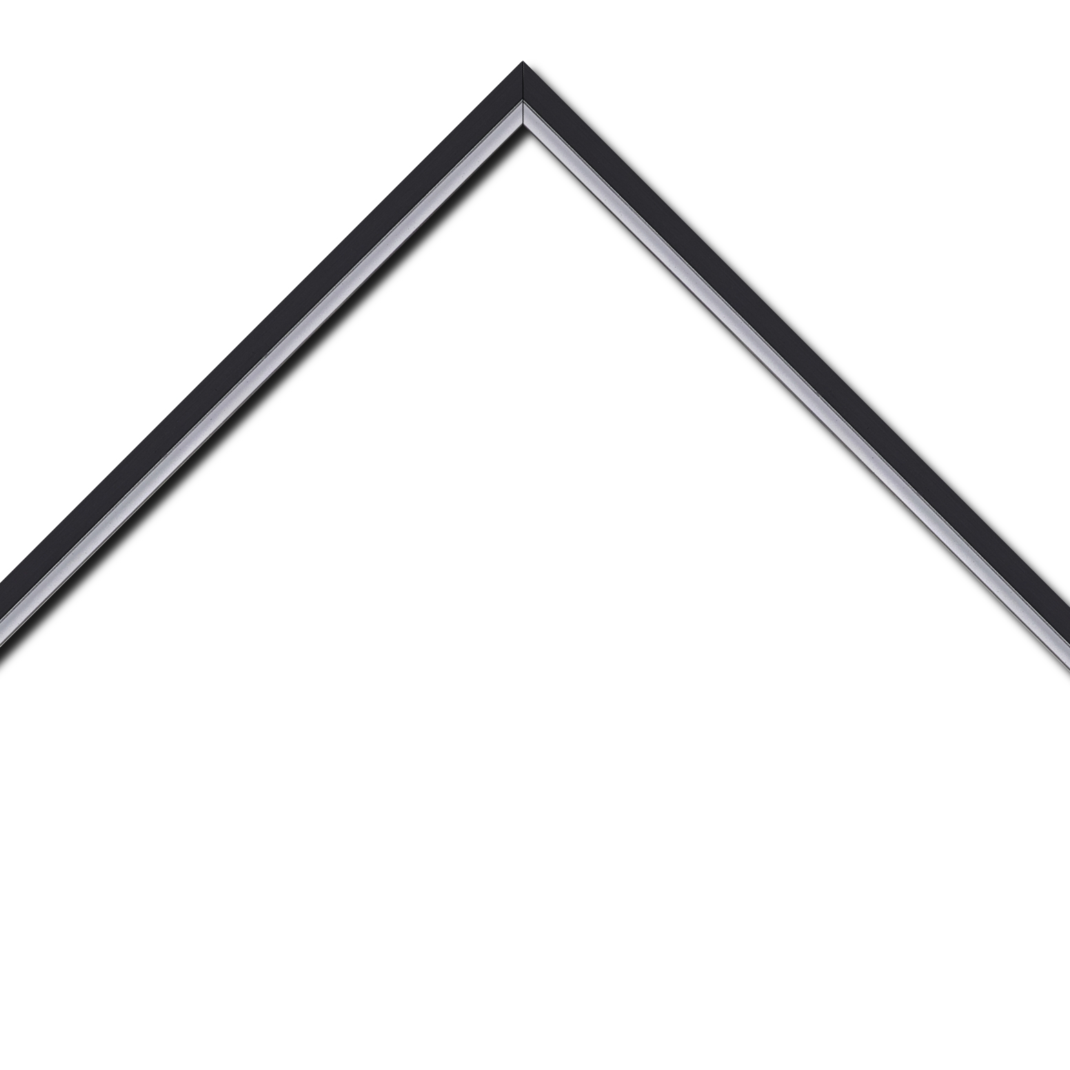 Cadre  bois noir — 41 x 33